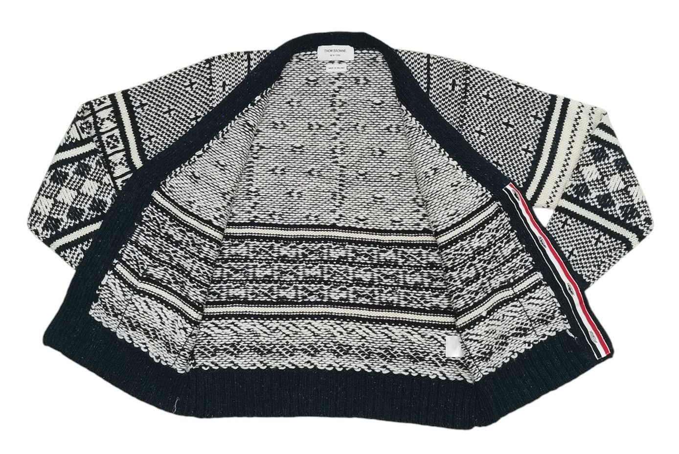 Thom Browne Thom Browne Mohair Blend 4 Bar Knit Cardigan Jacket Size US S / EU 44-46 / 1 - 17 Thumbnail