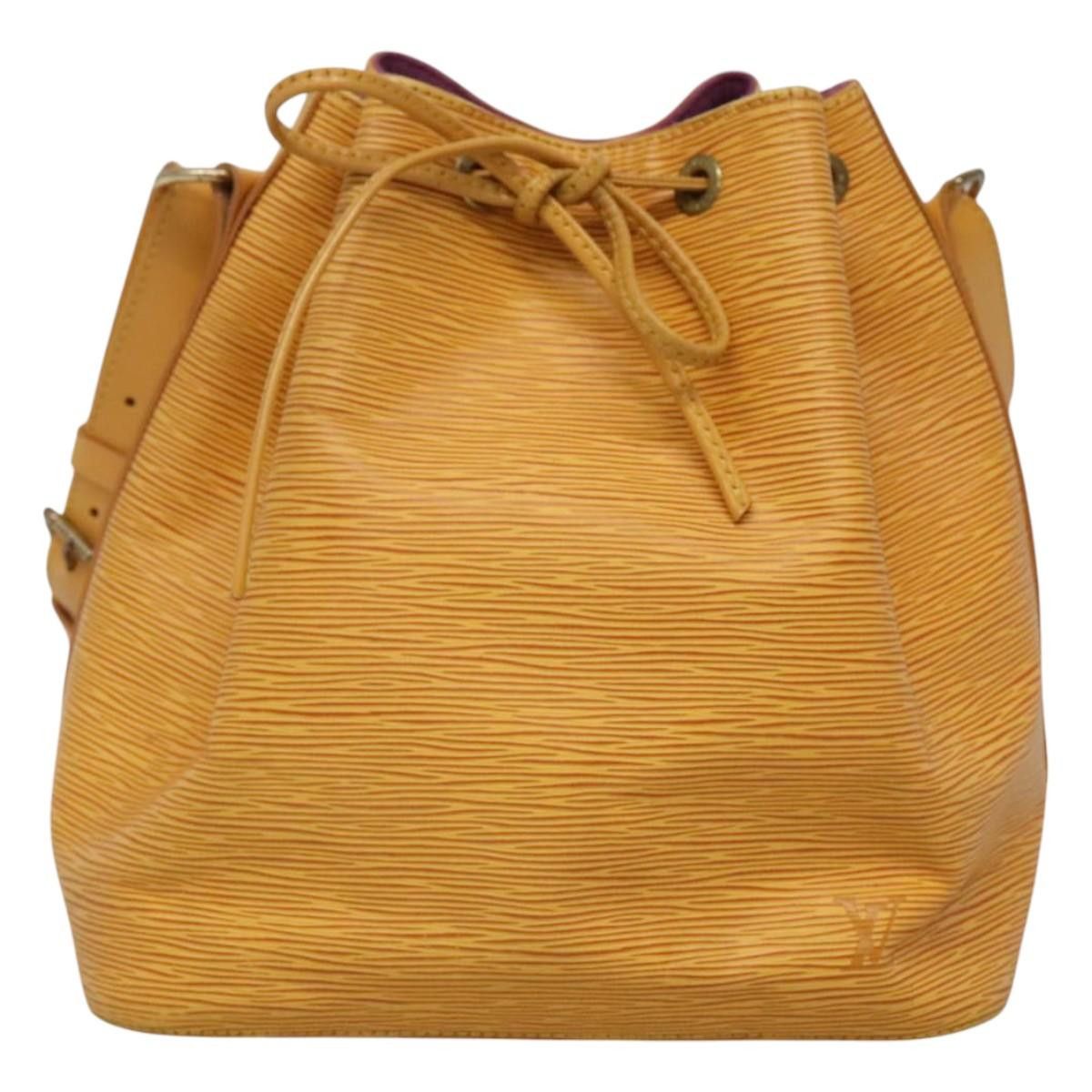 Louis Vuitton Noé Yellow Leather Shoulder Bag (Pre-Owned) Size ONE SIZE - 1 Thumbnail