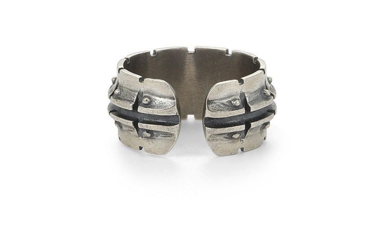Vintage Streetwear 925 Sterling Silver Retro Ring Size ONE SIZE - 4 Thumbnail