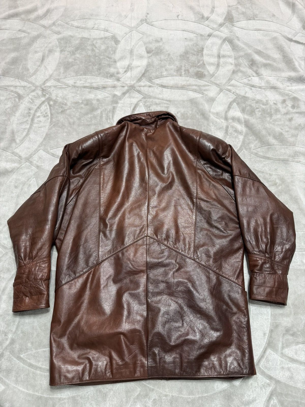 Valentino Valentino Archive Vintage Leather Jacket Made in Korea M Size US M / EU 48-50 / 2 - 2 Thumbnail