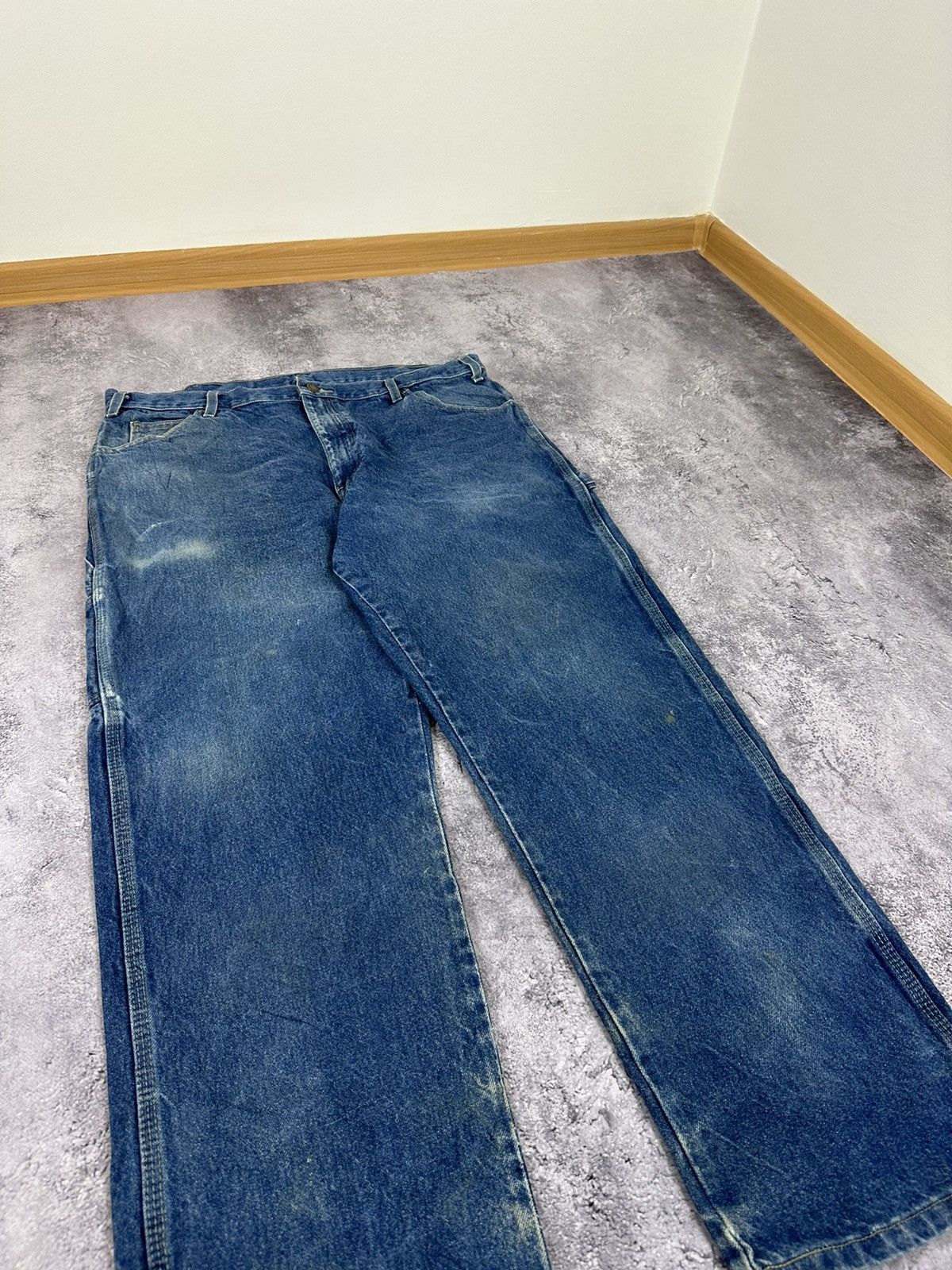 Dickies Vintage Dickies USA Cargo Denim Carpenter Hype Work Pants Size US 38 / EU 54 - 12 Thumbnail