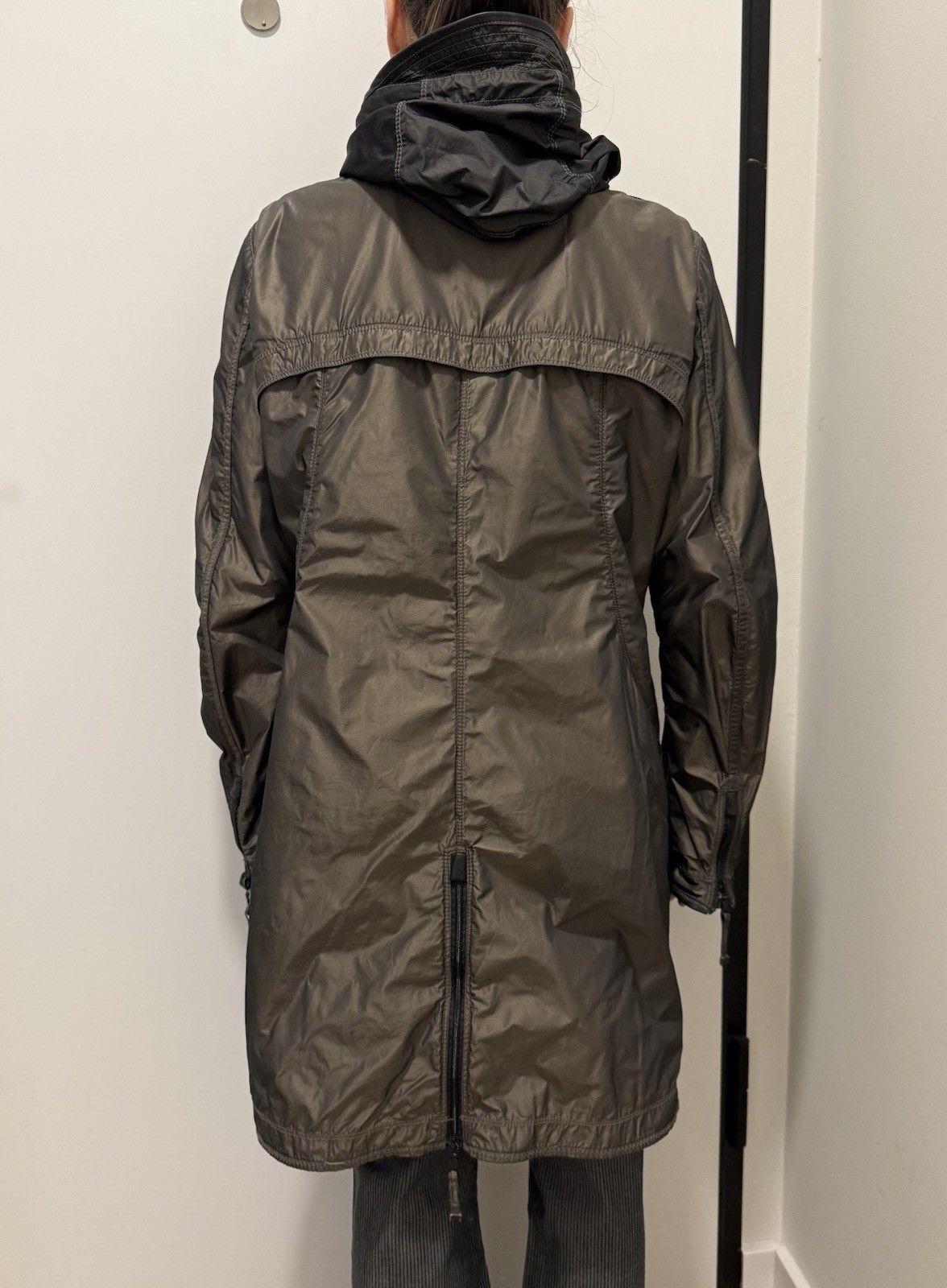 Parajumpers DDP Womens Parajumpers Light Parka Nylon Jacket Long XL Size XL / US 12-14 / IT 48-50 - 4 Thumbnail