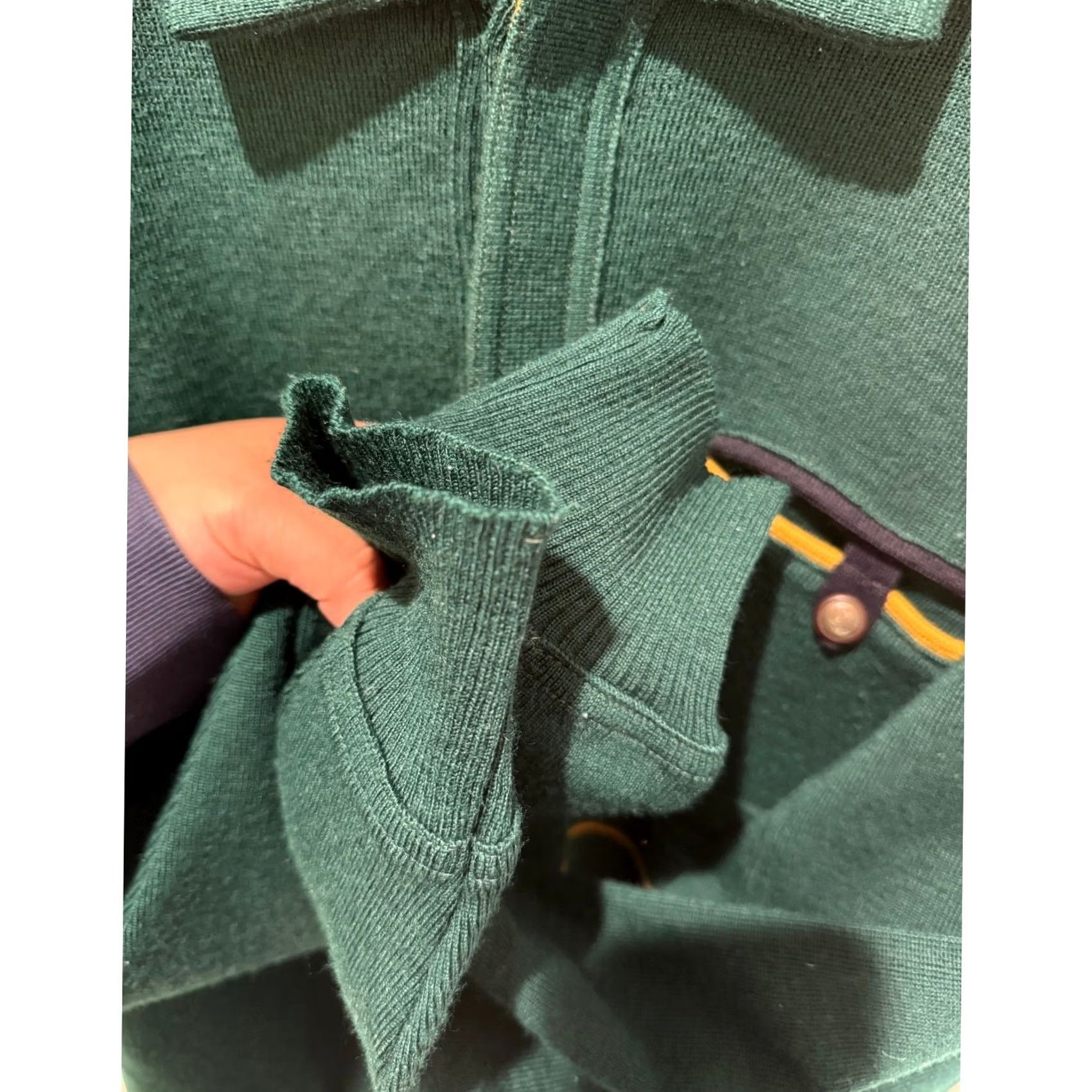 McGregor VINTAGE McGregor Wool-Blend Green Polo Sweater Long Sleeve Pullover M/L Men Size US M / EU 48-50 / 2 - 3 Thumbnail