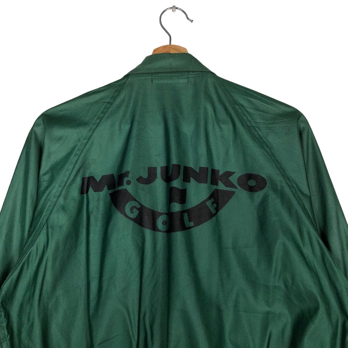 Japanese Brand 🔥Rich Green Vintage Bomber Jacket Nylon Mr Junko Japan Size US M / EU 48-50 / 2 - 9 Thumbnail