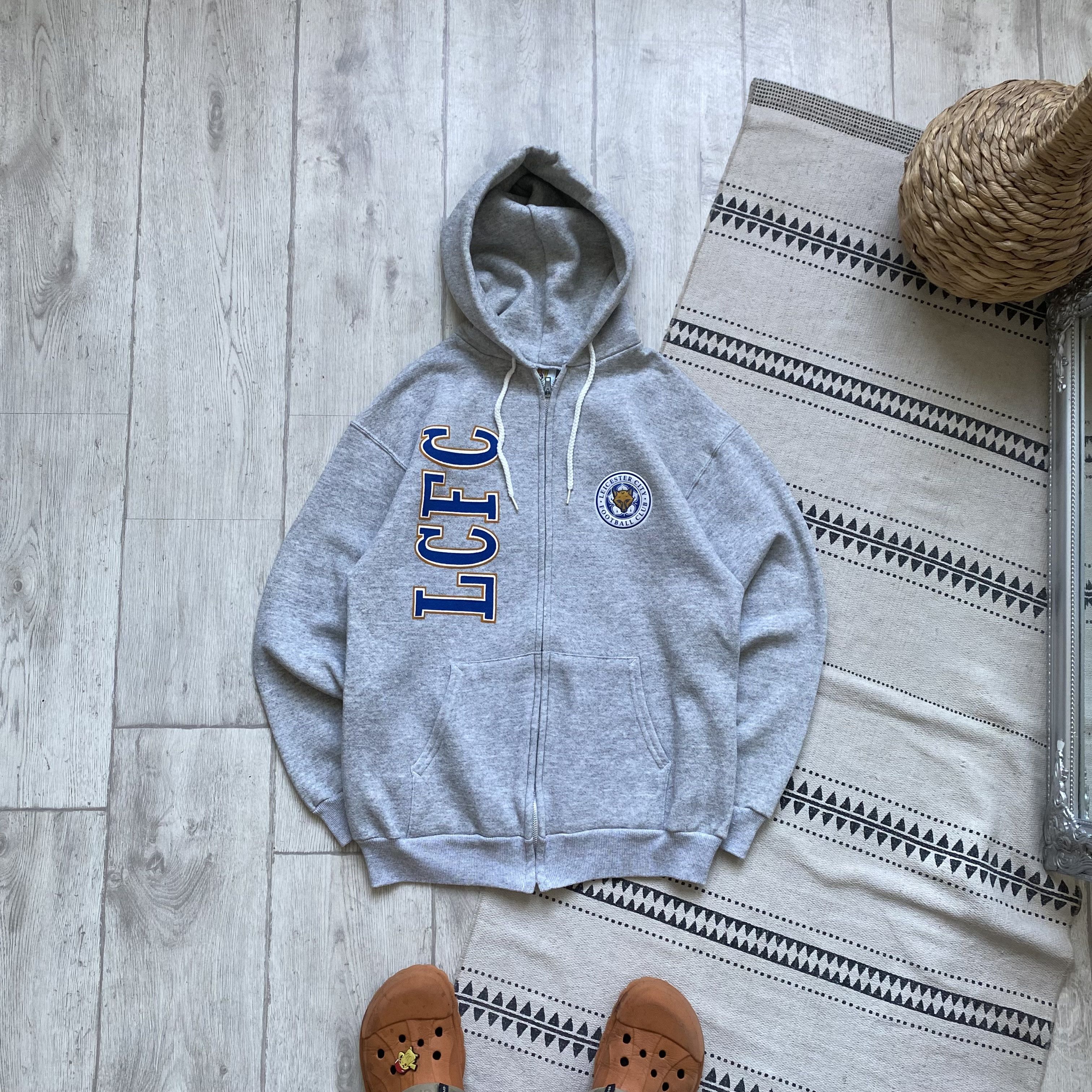 Umbro ⚽️ Vintage 90s leicesters City Hoodie Soccer Zip up Nike Size US S / EU 44-46 / 1 - 2 Thumbnail