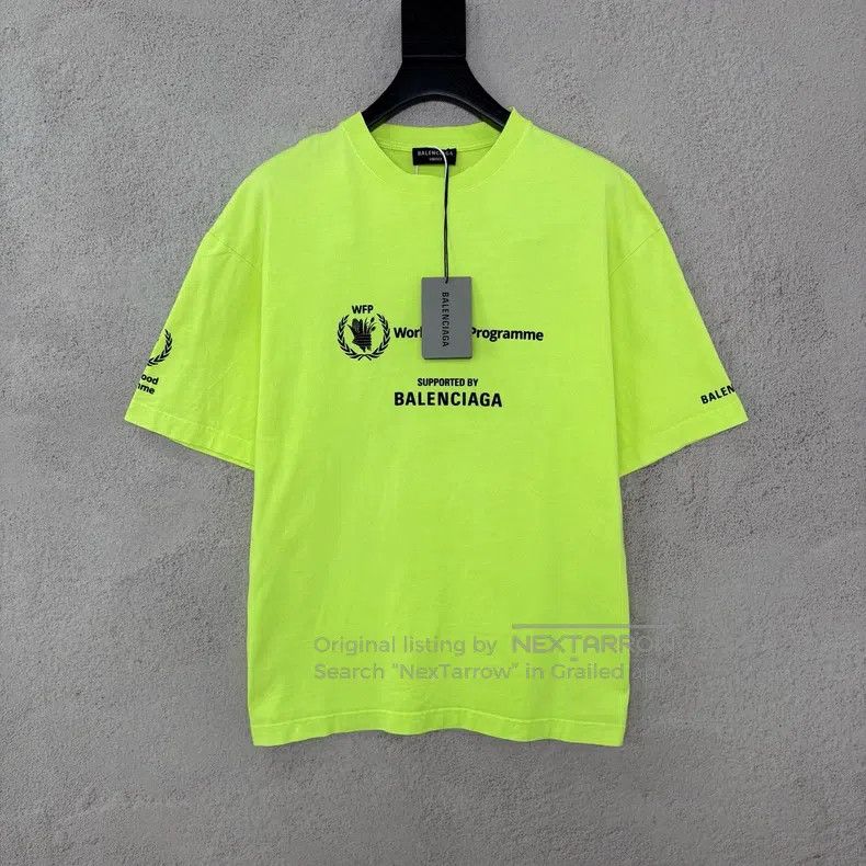 Balenciaga Balenciaga Printed Logo Round Neck Short Sleeve Size US XS / EU 42 / 0 - 1 Thumbnail