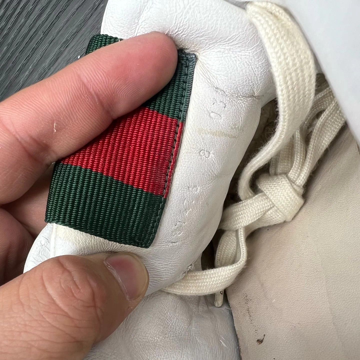 Gucci Gucci re-web white and brown 42 boxed Size US 9 / EU 42 - 6 Thumbnail