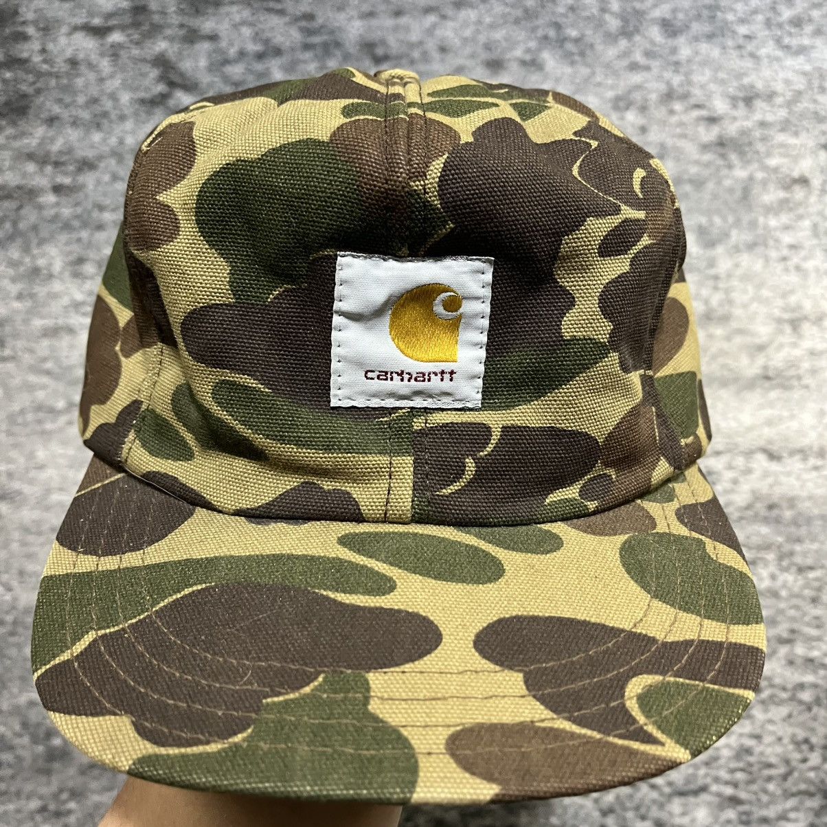Carhartt VINTAGE 90s CARHARTT CAMO WORKWEAR THINSULATE HUNTING HAT Size ONE SIZE - 2 Thumbnail