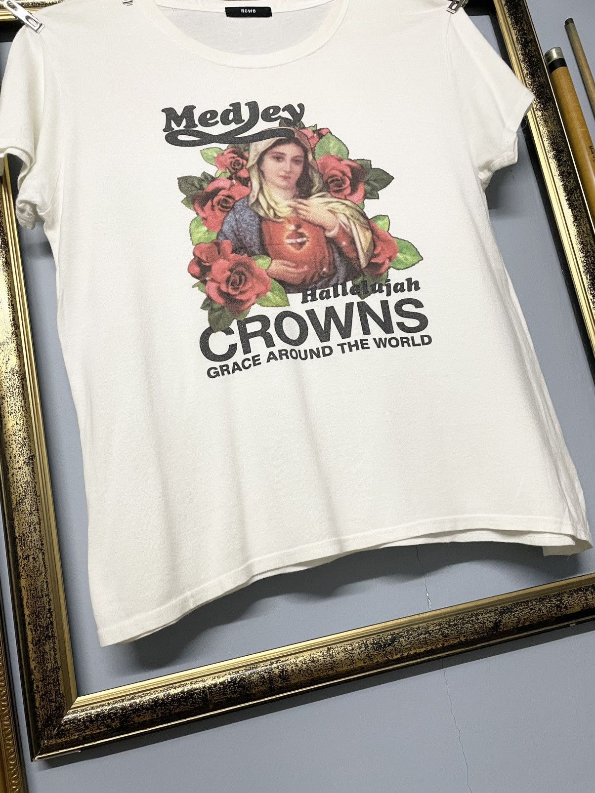 Japanese Brand Vintage 1990s Japan Designer Rodeo Crown Medley Hallelujah Size US M / EU 48-50 / 2 - 4 Thumbnail