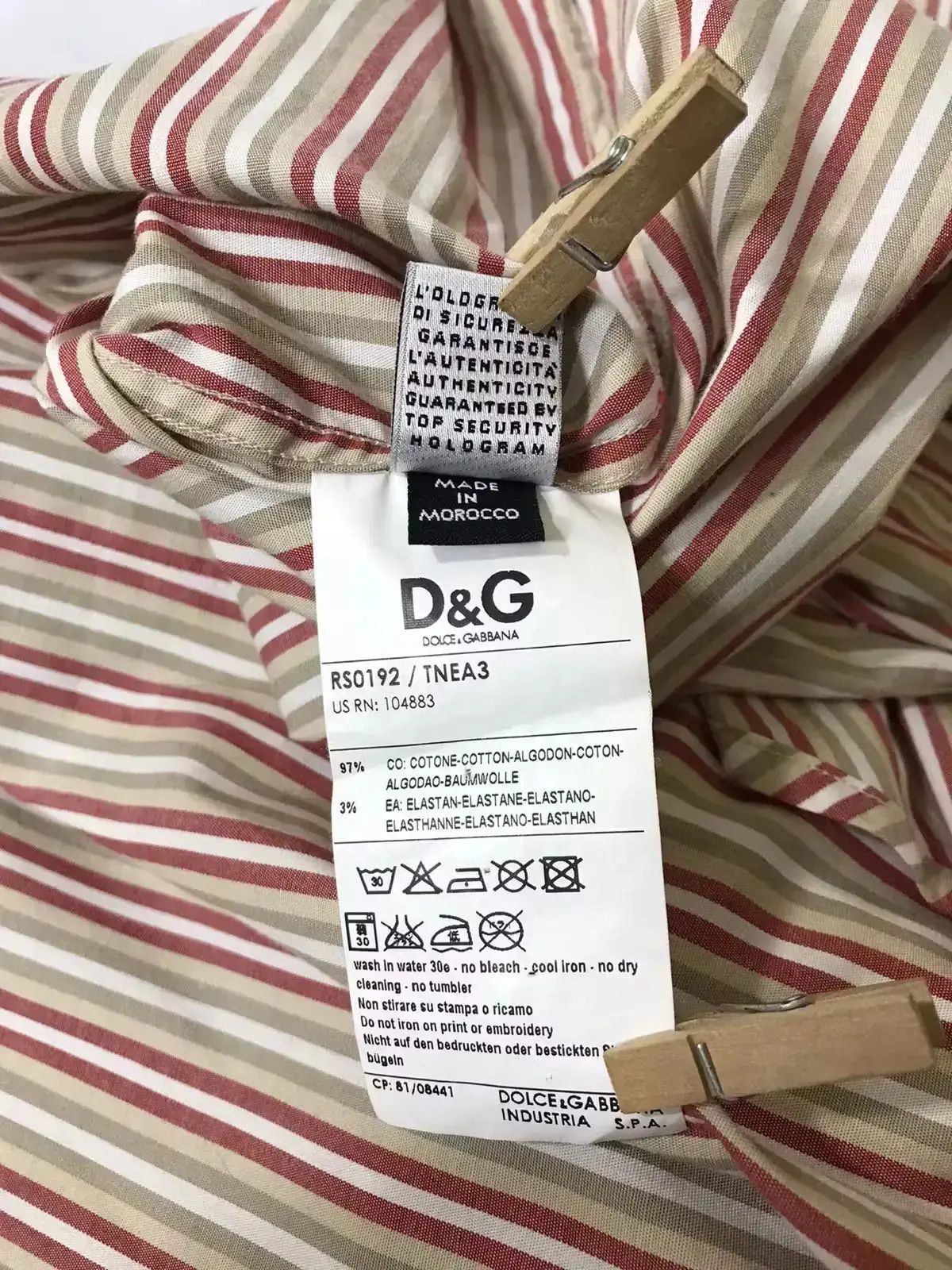 Dolce & Gabbana Dolce & Gabbana long sleeve shirt size M Size US M / EU 48-50 / 2 - 6 Thumbnail
