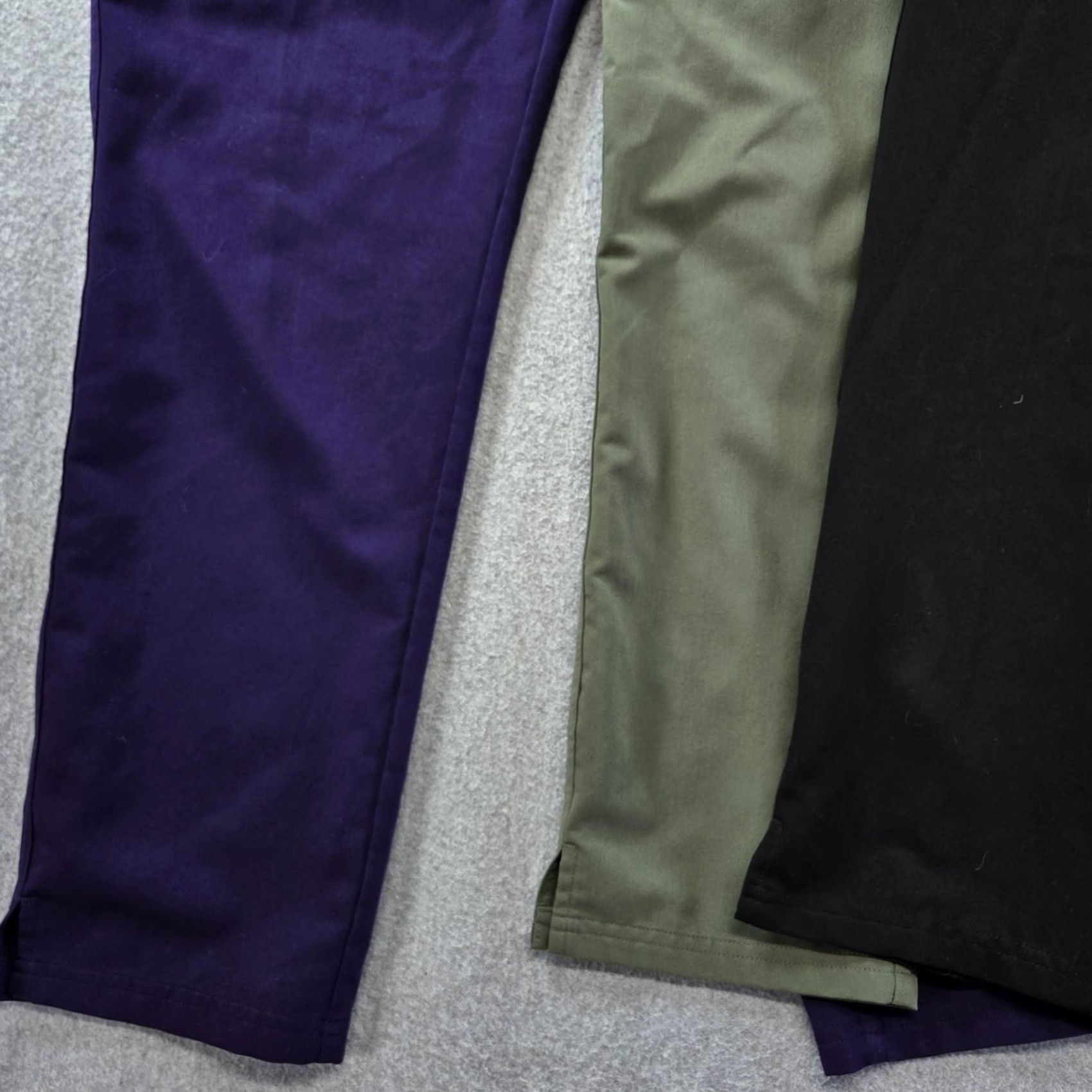 Vintage FIGS Pants Mens 36x32 Purple Cargo Relaxed Knit Polyester Viscose Spandex Size US 33 - 5 Thumbnail