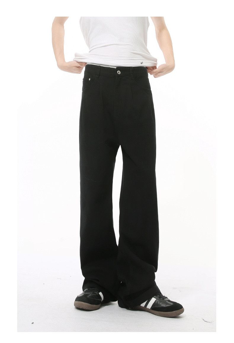 Japanese Brand × Jean Japanese retro straight mid-rise drape jeans Size US 32 / EU 48 - 3 Thumbnail