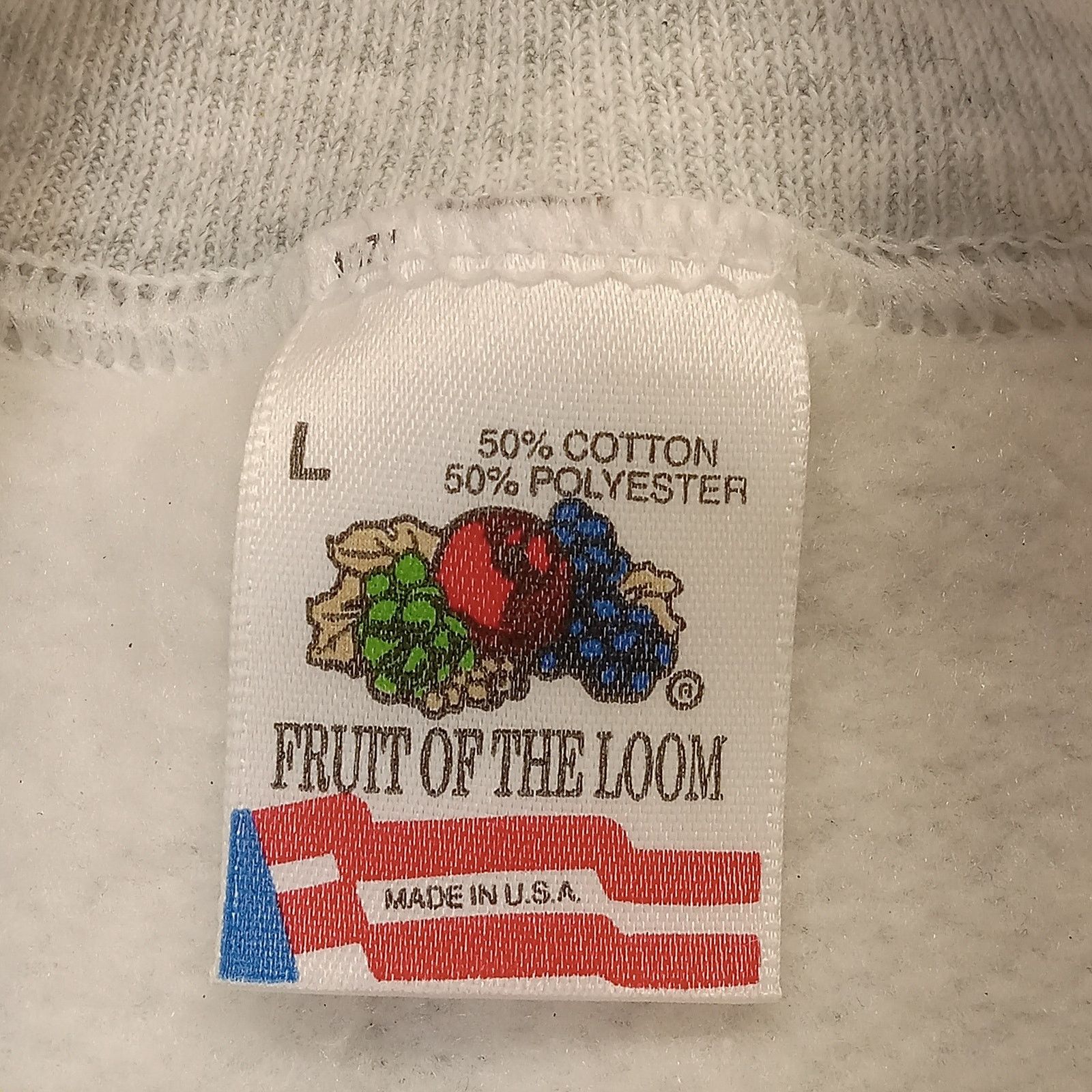 Fruit Of The Loom Vintage Fruit Of The Loom Sweatshirt L Men's Jamaican USA Size US L / EU 52-54 / 3 - 5 Thumbnail