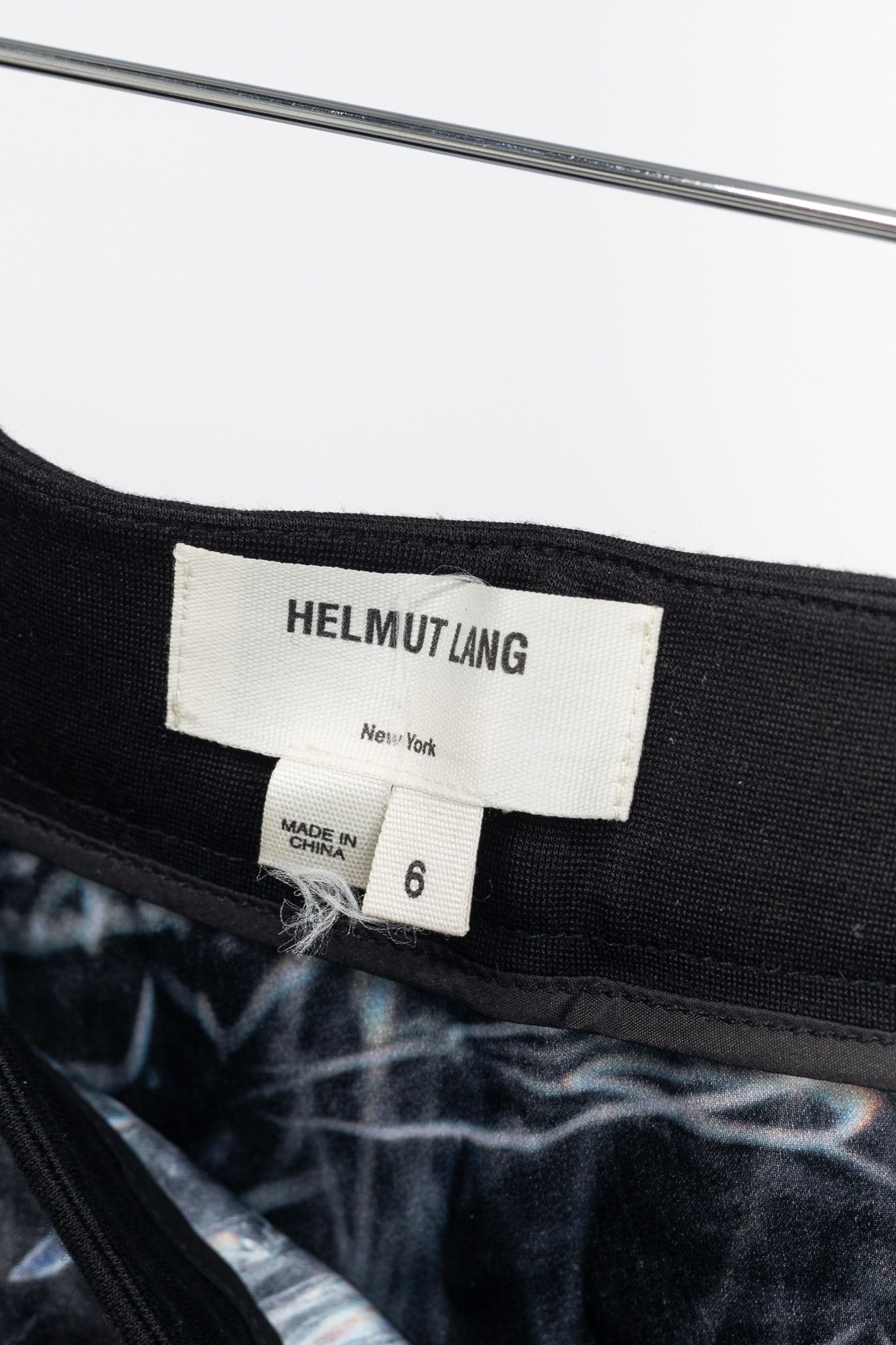 Helmut Lang Helmut Lang Cellophane-Print Stretch-Silk Knee-Length Skirt Size 28" / US 6 / IT 42 - 6 Thumbnail