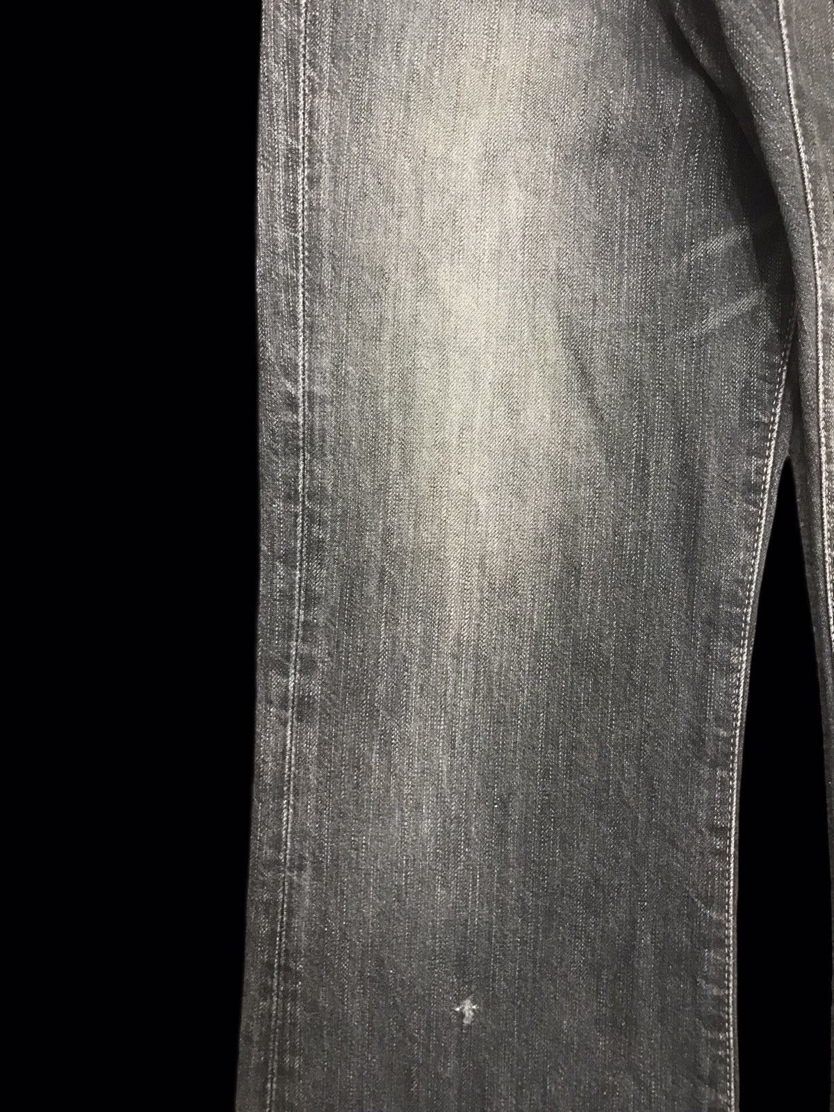 Edwin 💥BOOTCUT💥ARCHIVAL EDWIN REBEL BLACK DISTRESSED DENIM F256 Size US 29 - 5 Thumbnail