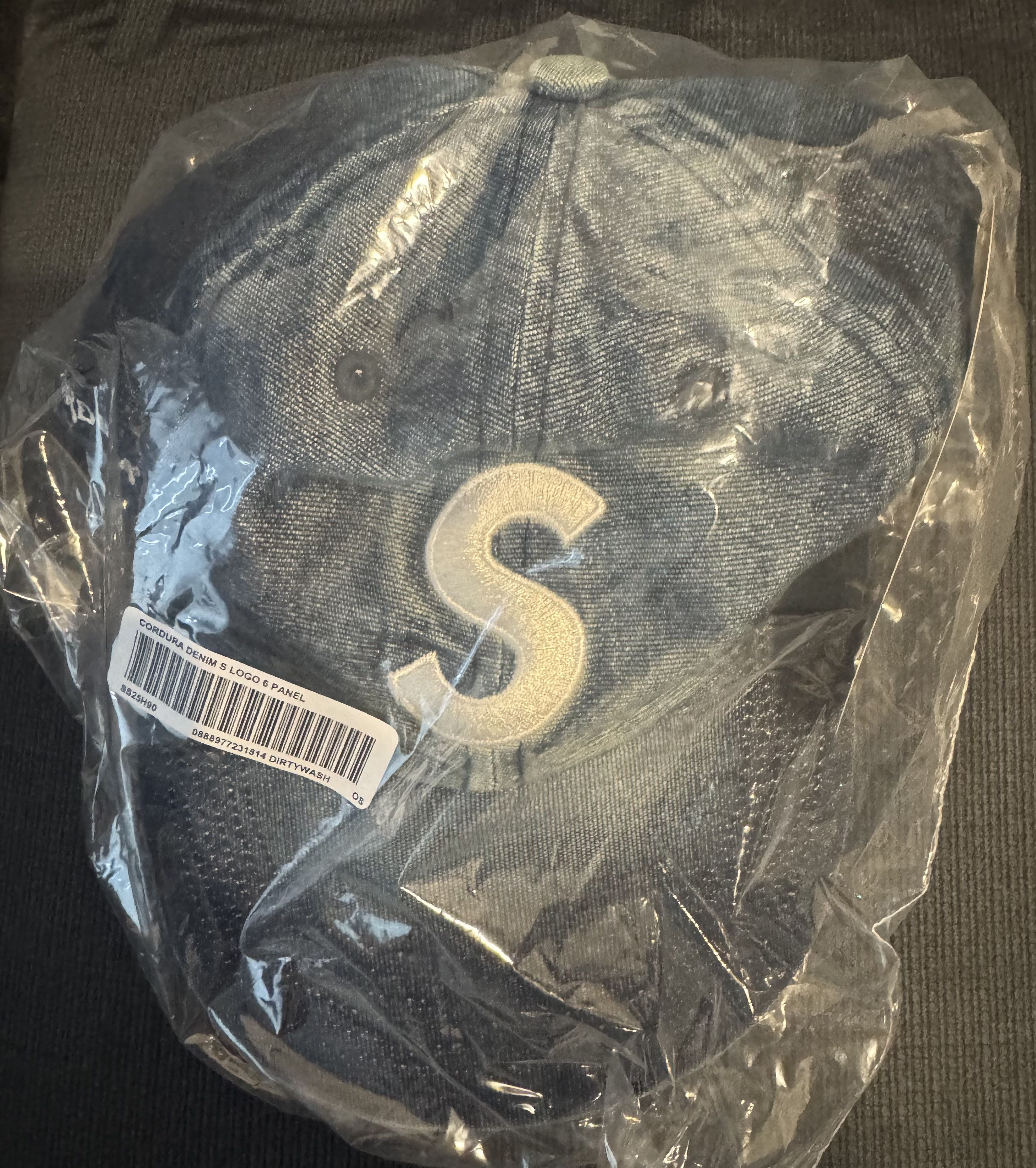 Supreme Cordura® Denim S Logo 6-Panel Bleached Indigo Size ONE SIZE - 2 Thumbnail