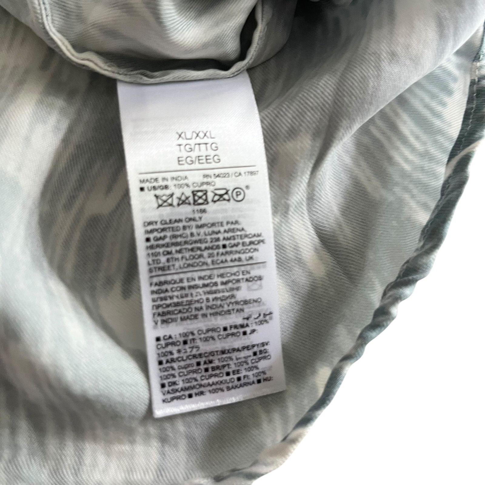 Banana Republic Banana Republic Alani Blue Print Twill Maxi Shirt Dress Size XL / US 12-14 / IT 48-50 - 9 Thumbnail