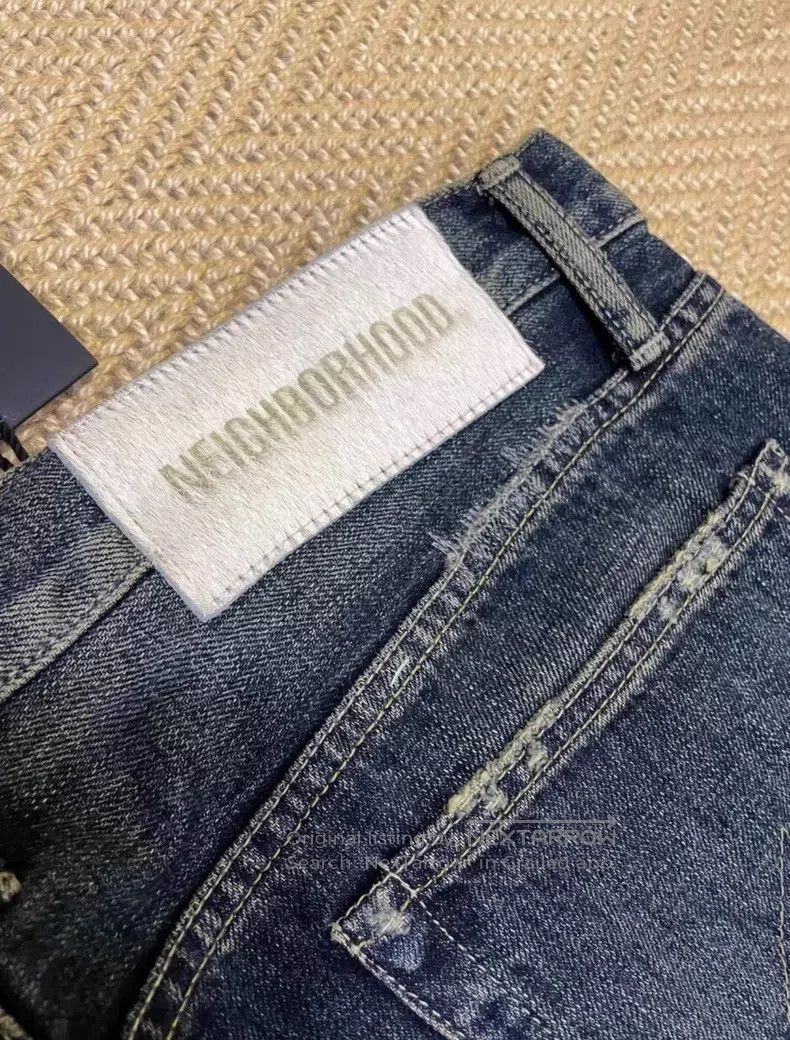 Neighborhood Neighborhood size L Patchwork Washed Denim Jeans Size US 27 - 6 Thumbnail