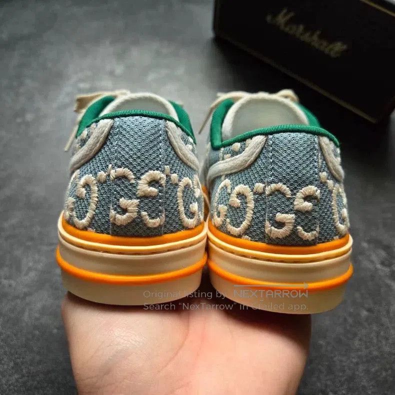 Gucci Gucci Tennis Vintage Logo Sneakers. Size US 5 / EU 37 - 6 Thumbnail