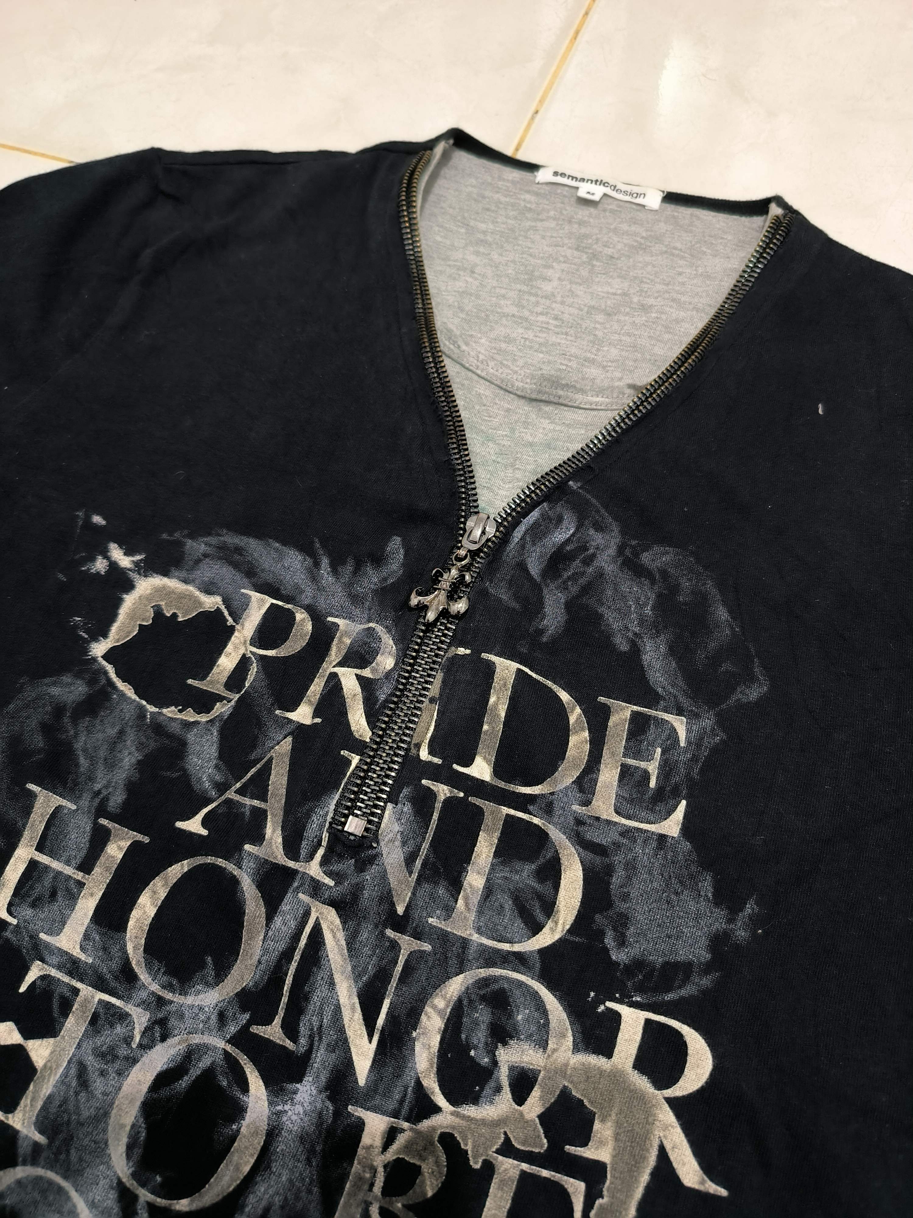 semanticdesign Y2k Semantic Design poem zip tshirt Size US M / EU 48-50 / 2 - 2 Thumbnail