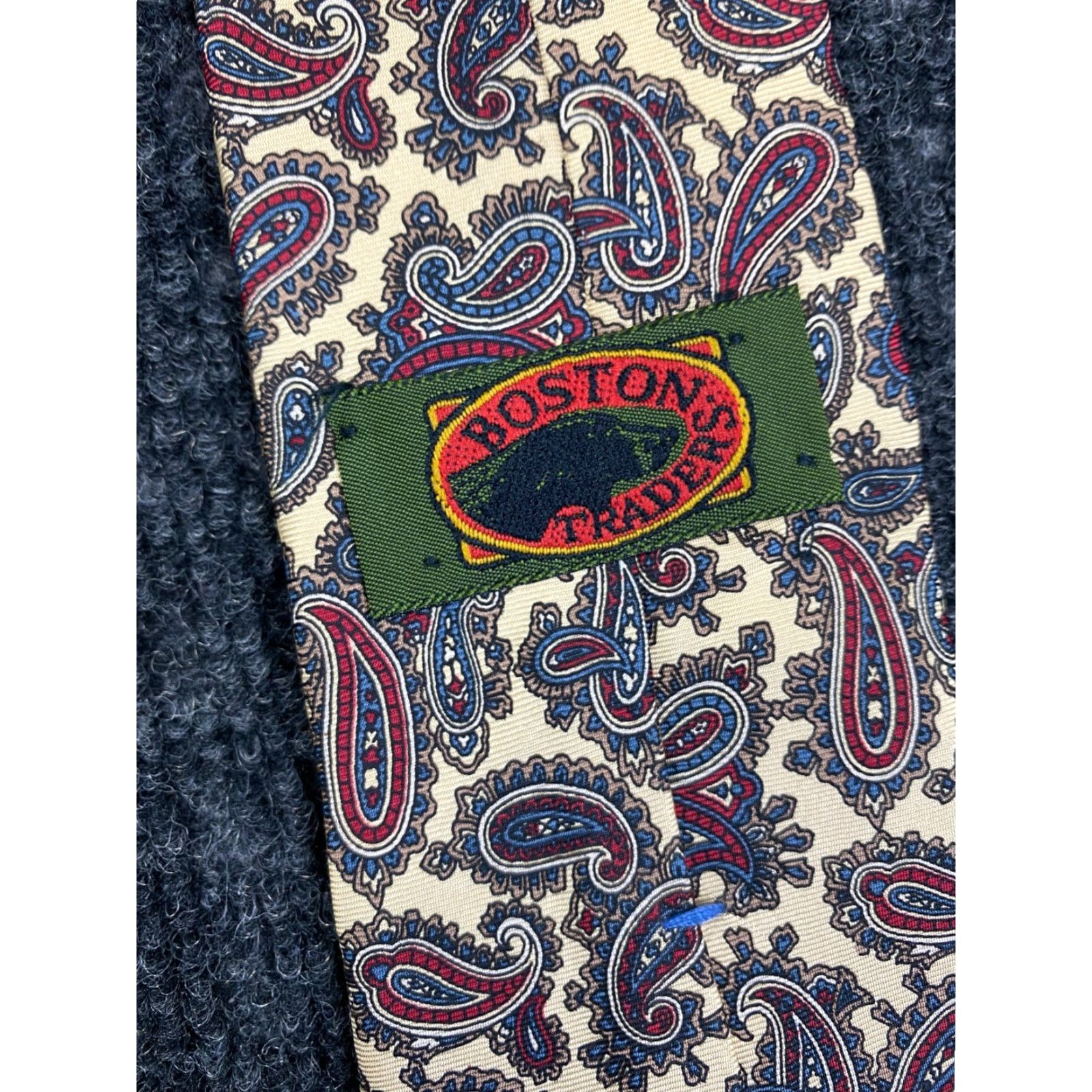 Vintage **Vintage Boston Traders Tie Maroon Beige Paisley** User: Vintage Boston Traders Tie Maroon Beige Paisley Size ONE SIZE - 4 Thumbnail