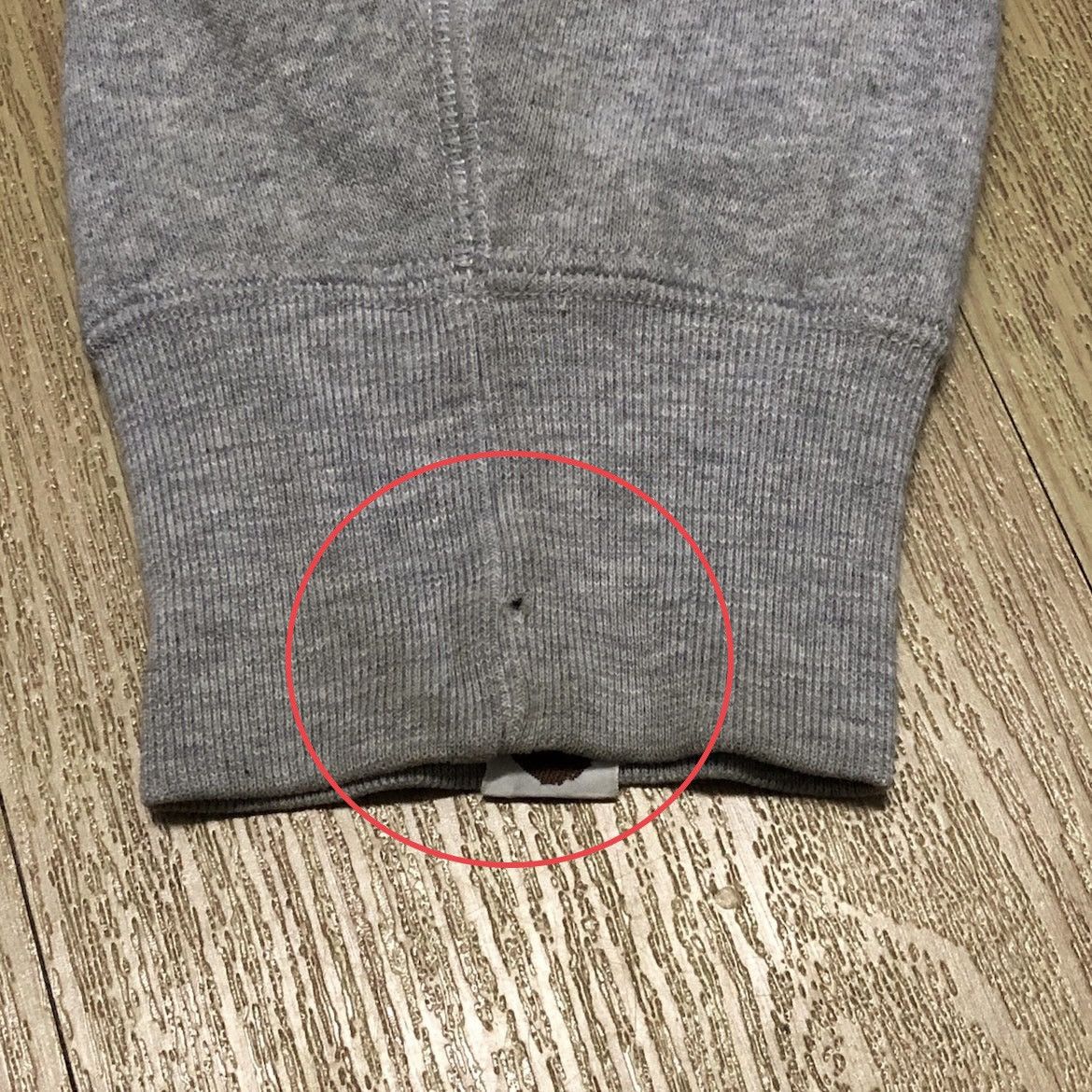 Bape Bape Sta Small Logo Waffle Lined Hoodie Size US S / EU 44-46 / 1 - 8 Thumbnail