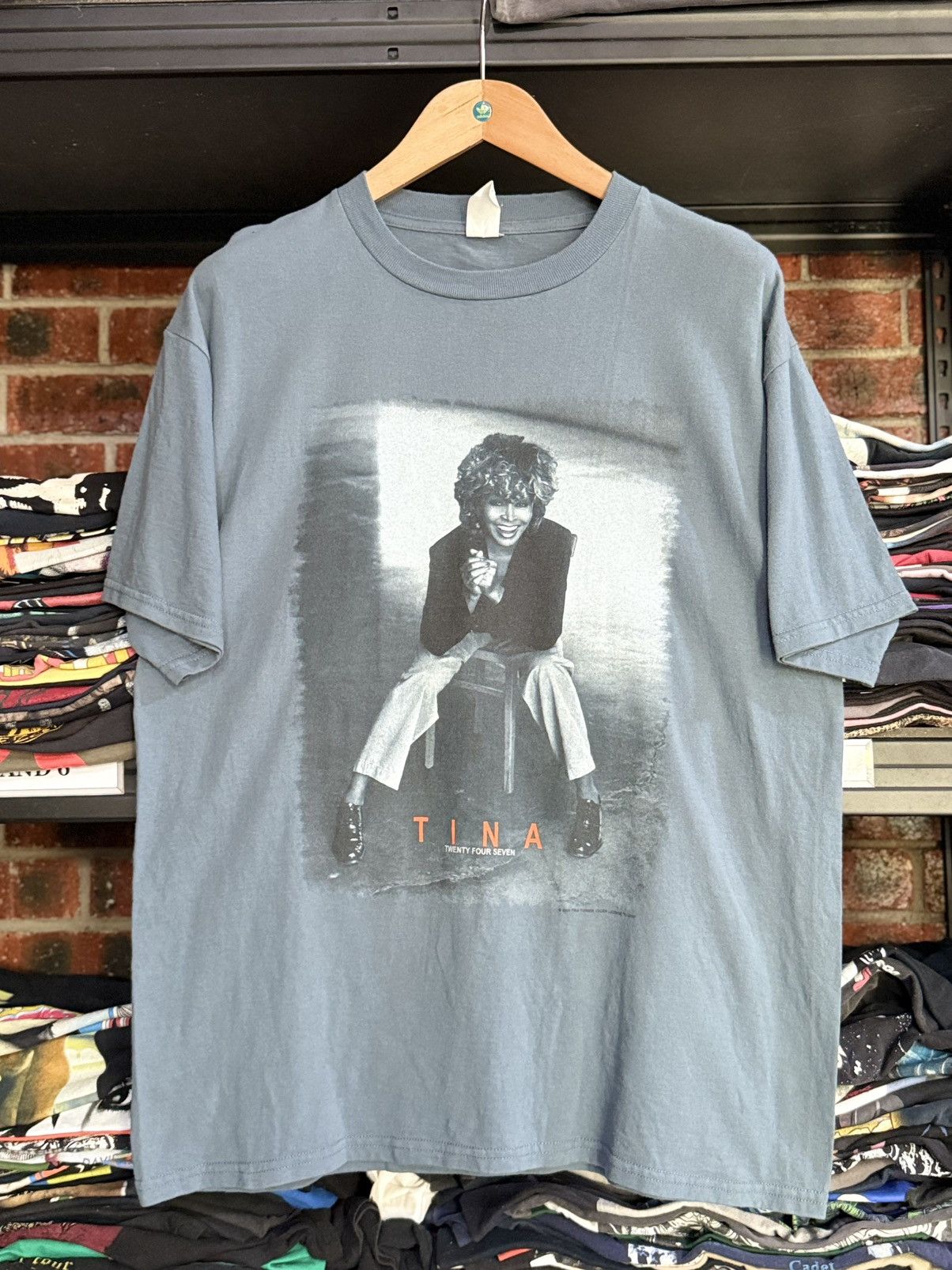 Band Tees Vintage Tina Turner Twenty Four Seven Tour Tee Size US L / EU 52-54 / 3 - 1 Thumbnail
