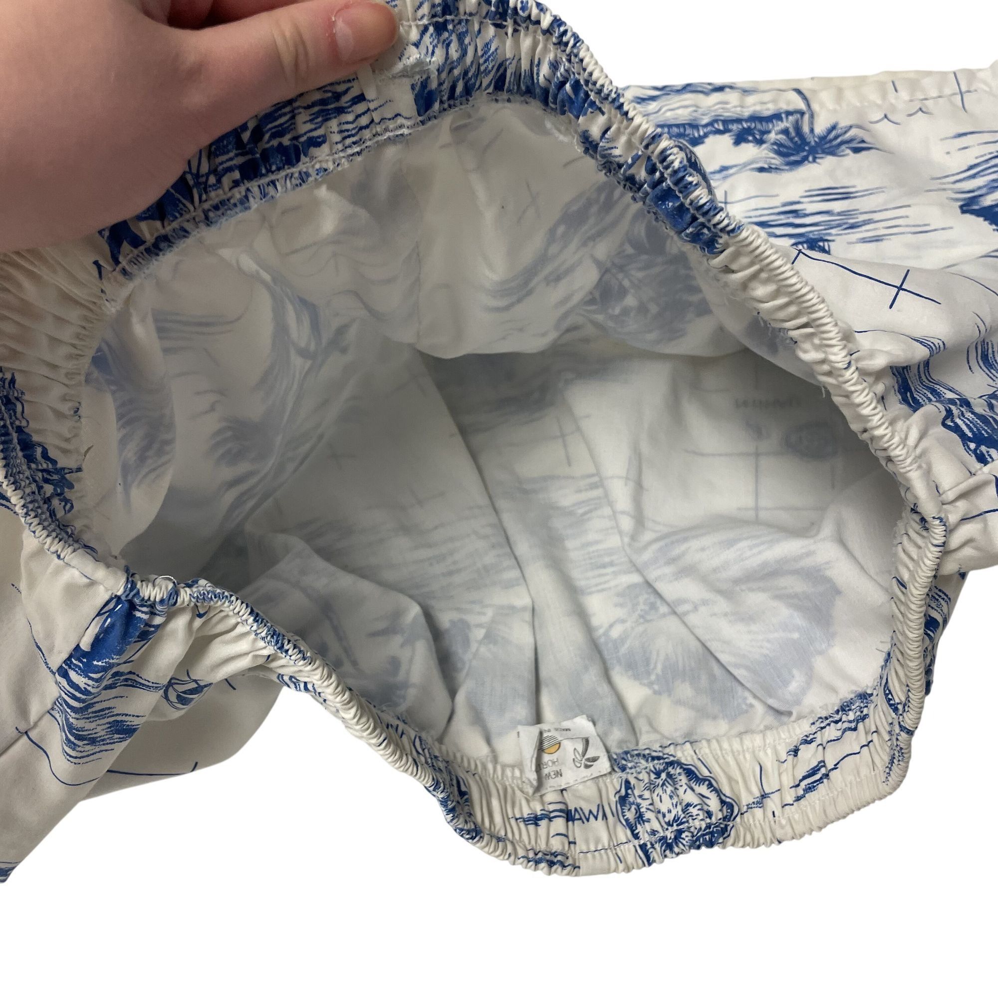 Other Vtg New Horizon HAWAIIAN TROPICAL Hawaii Islands Swim Trunks Size US 31 - 6 Thumbnail