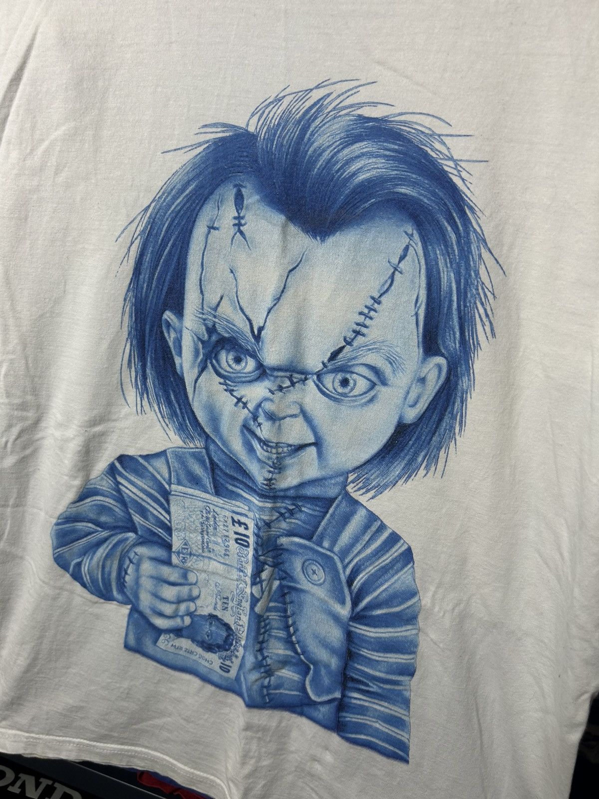 Vintage Vintage Chucky Horror Doll Airbrush Style T-Shirt M Size US M / EU 48-50 / 2 - 2 Thumbnail