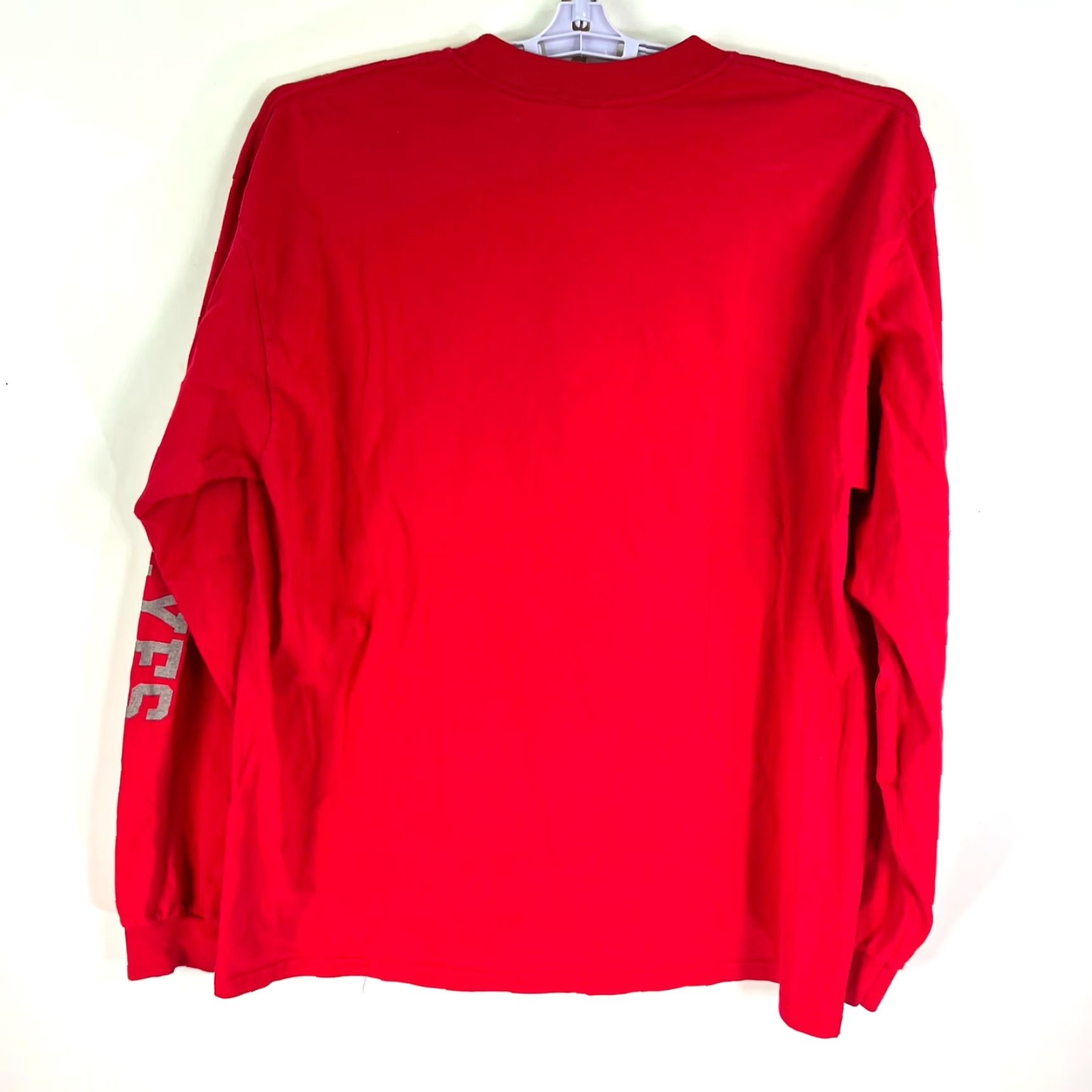 Anvil VINTAGE Anvil Ohio State Buckeyes University Long Sleeve Shirt 2XL Red Mens 2XL Buckeyes USA Graphic Print Crew Neck, 100% Cotton Size US XXL / EU 58 / 5 - 6 Thumbnail