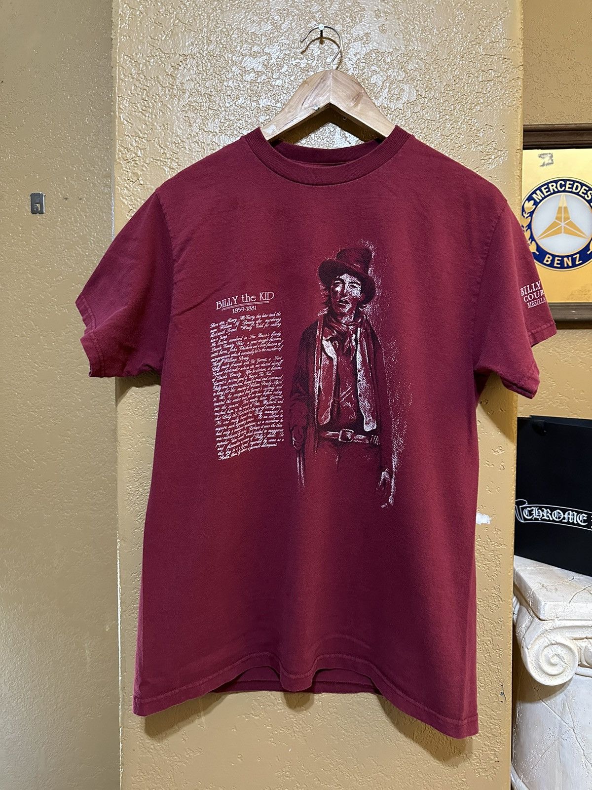 Cowboy Equipment × Vintage Vintage Billy The Kid Outlaw Western T Shirt Medium Size US M / EU 48-50 / 2 - 1 Thumbnail