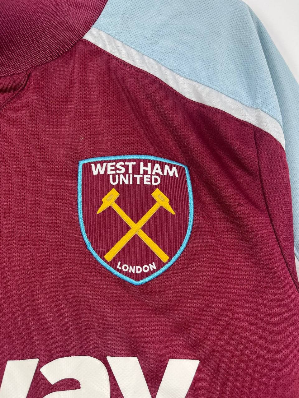 Umbro West Ham United 2020-21 Home Shirt Umbro Rice #41 Size L Size US L / EU 52-54 / 3 - 2 Thumbnail