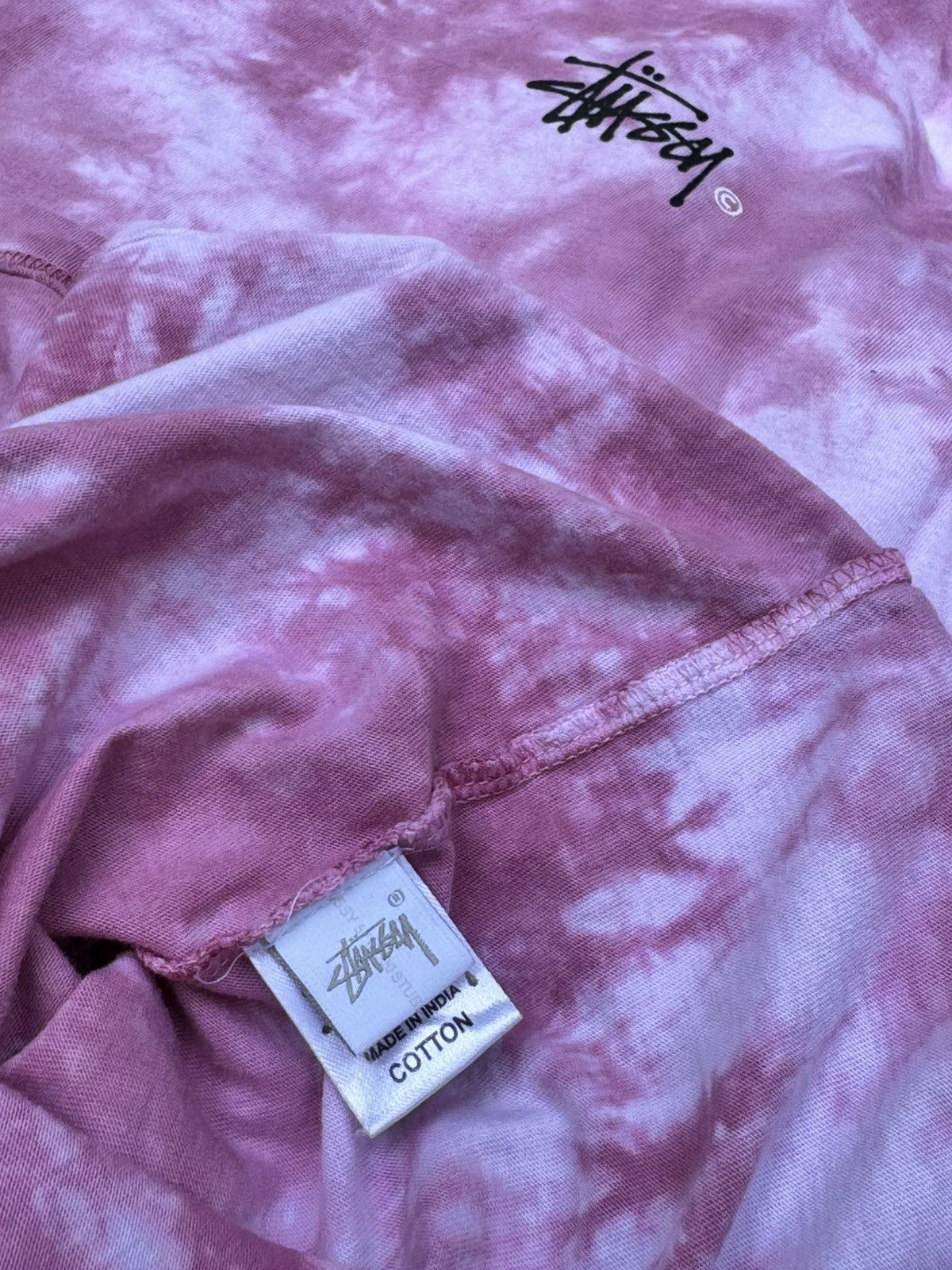 Stussy Stussy Women's Verna Tie Dye Long Sleeve in Light Pink Size US L / EU 52-54 / 3 - 8 Thumbnail