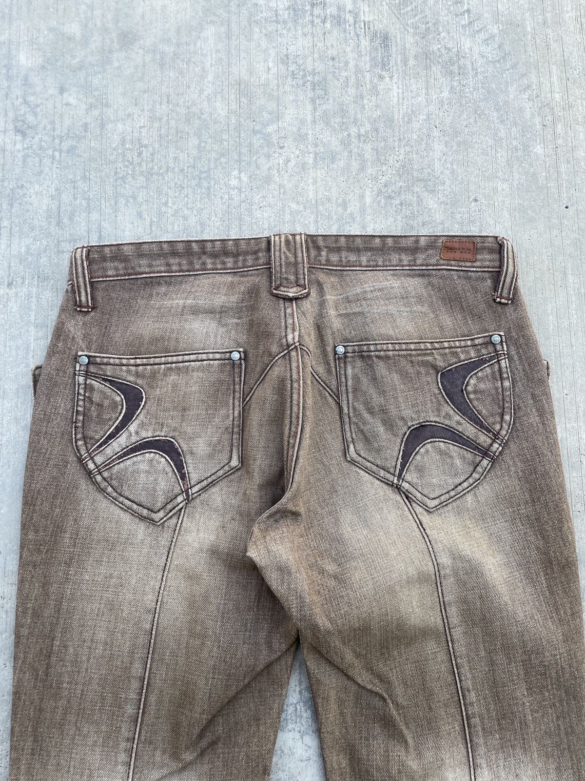 Obelisk 💥RARE💥2000s JAPANESE BRAND NICOLE CLUB FOR MEN SNAKESKIN Size US 31 - 8 Thumbnail