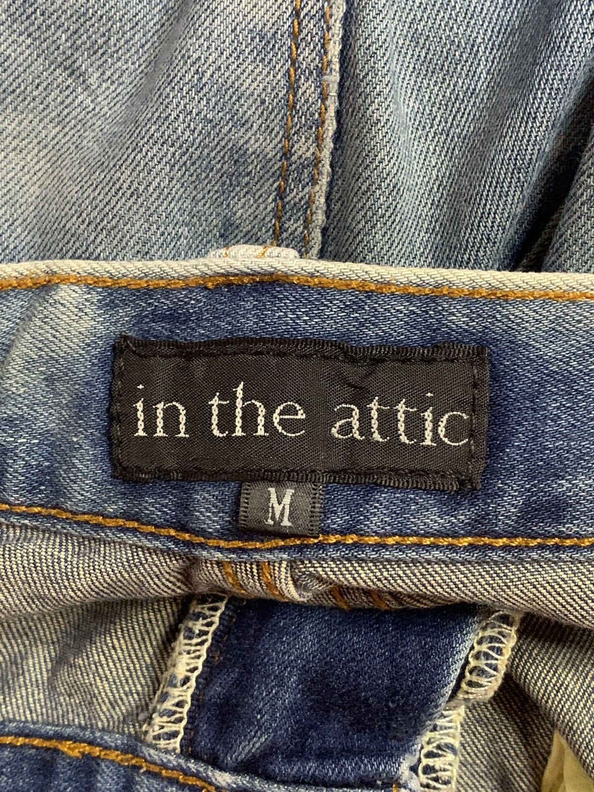 In The Attic × Japanese Brand Vintage Japanese In The Attic Bleached Distress Loose Jeans Size US 32 / EU 48 - 3 Thumbnail