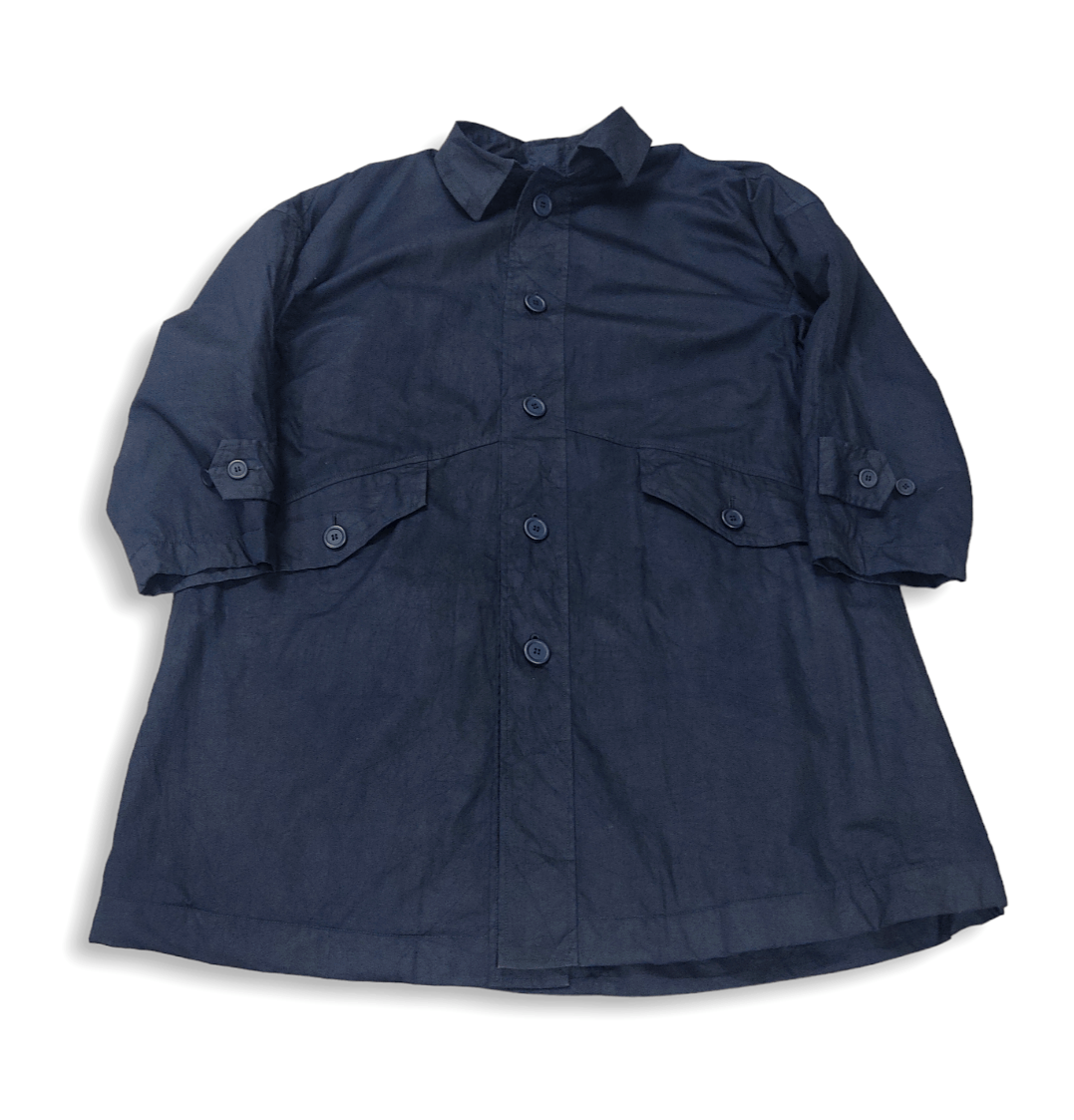 Issey Miyake Vintage 80s I.S ISSEY MIYAKE SPORT Oversized Trench Coat Size US L / EU 52-54 / 3 - 5 Thumbnail