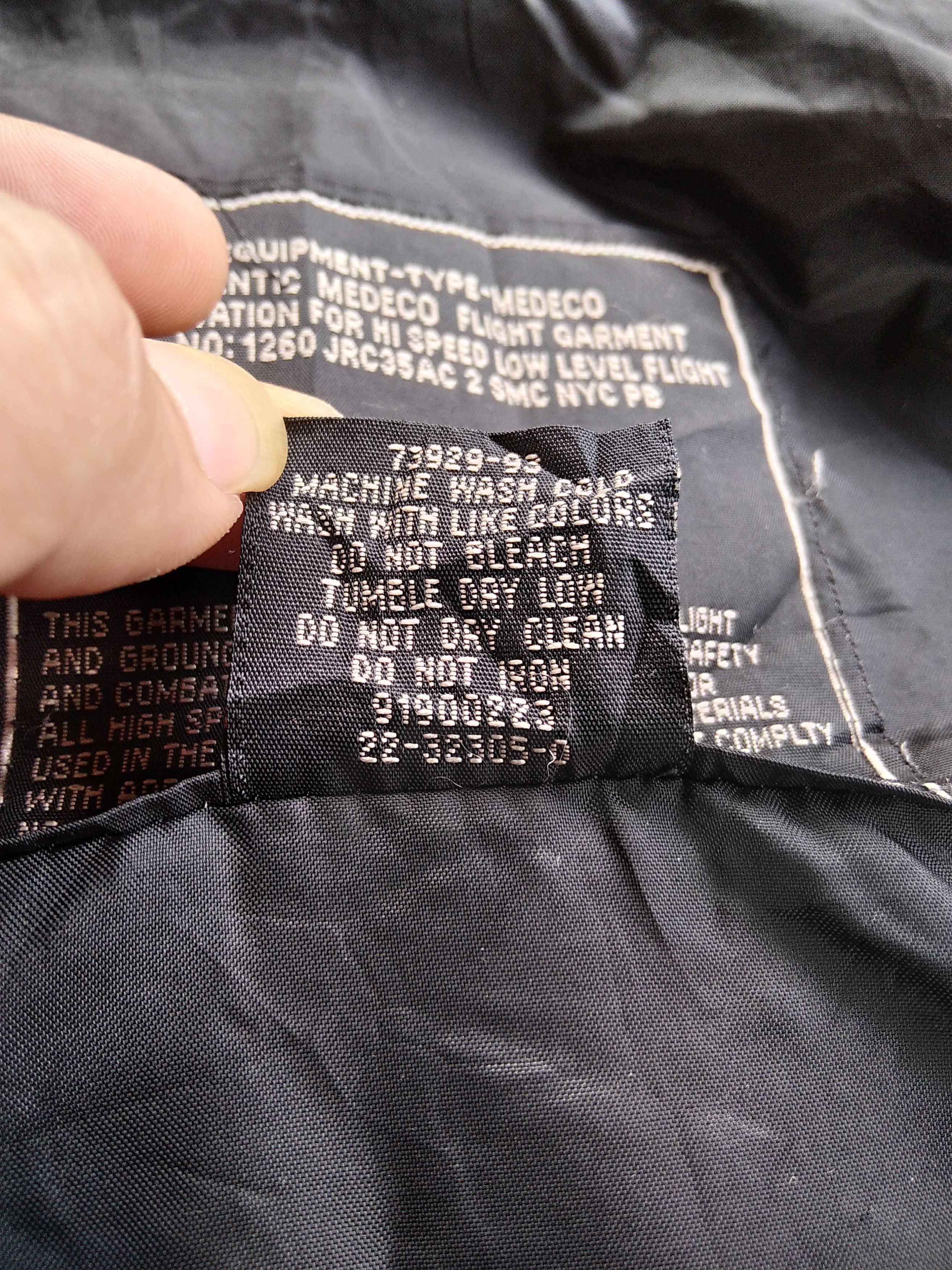 Vintage Medeco Equipment ECWCS M1 Field Flight Jacket Black Size US L / EU 52-54 / 3 - 10 Thumbnail