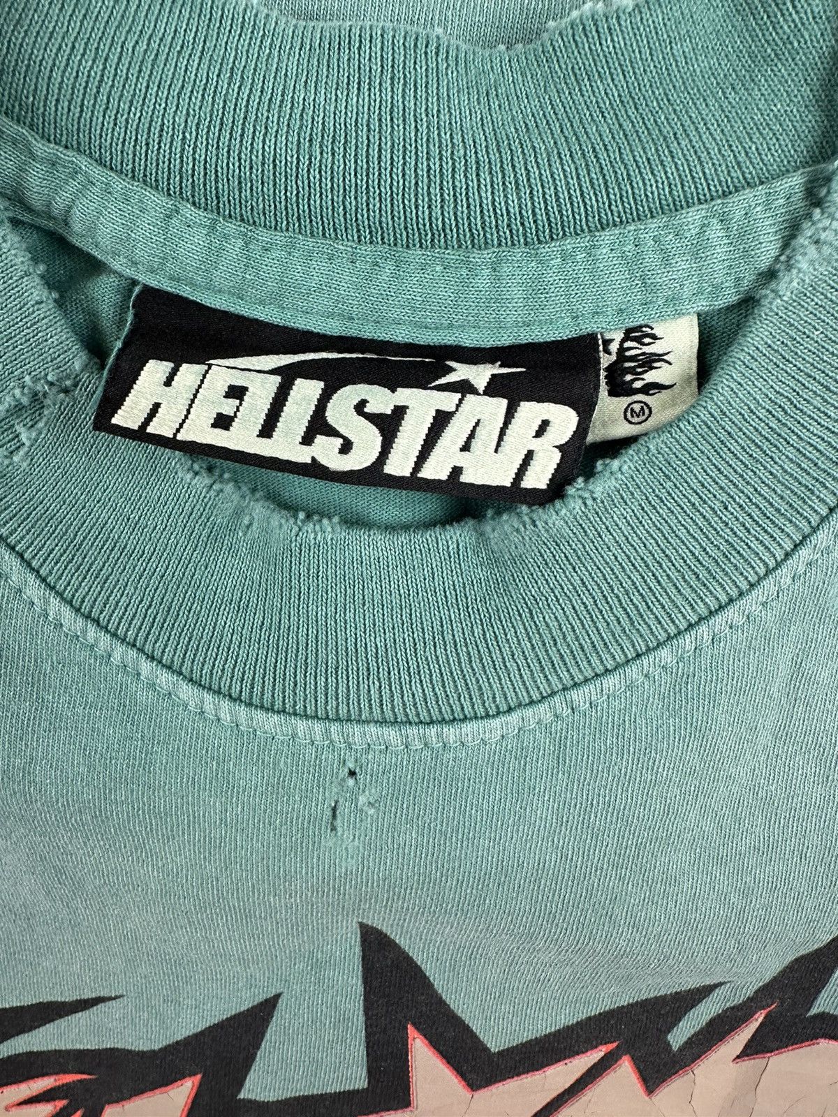 HELLSTAR Hellstar Sample Cracked Print T-shirt Size US M / EU 48-50 / 2 - 5 Thumbnail