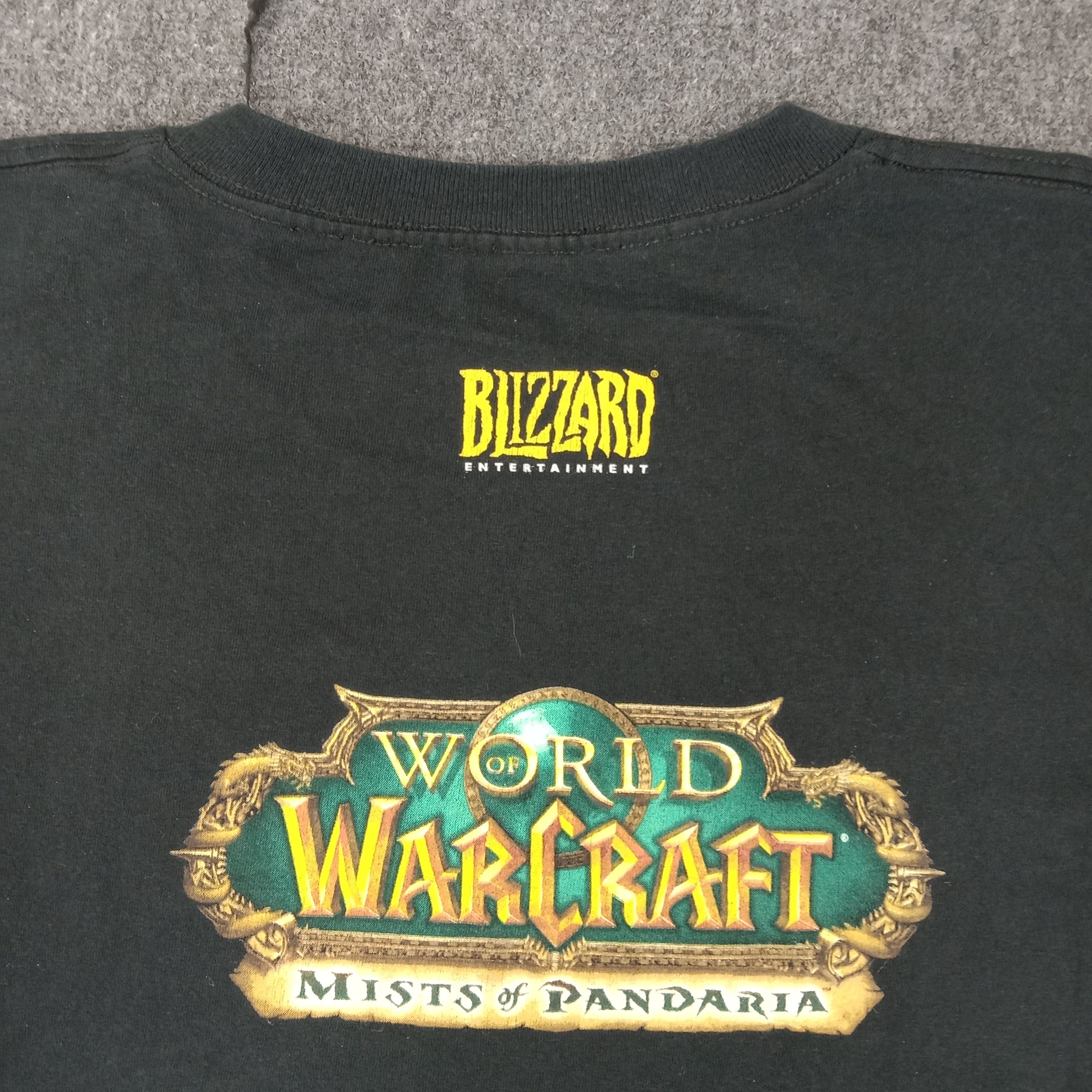 Playstation × The Game × Vintage Blizzard World of WarCraft Mists Of Pandaria Big Size Tshirt Size US XXL / EU 58 / 5 - 5 Thumbnail