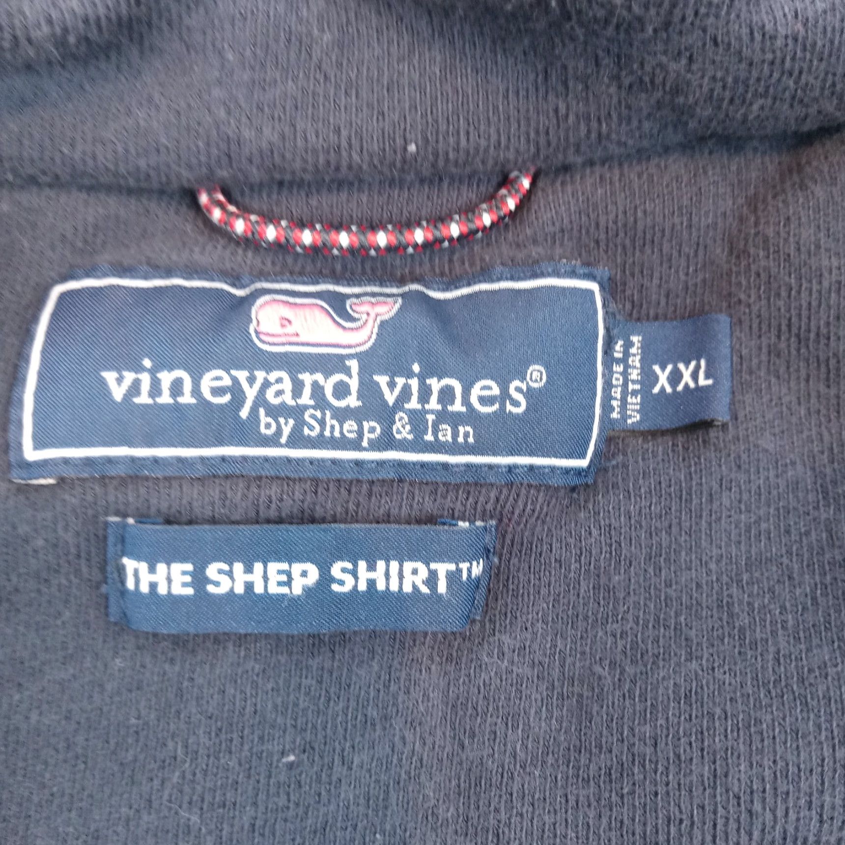 Vineyard Vines Vineyard Vines Mens XXL 2XL Gray Shep Shirt 1/4 Zip Mock Neck Long Sleeve Size US XXL / EU 58 / 5 - 5 Thumbnail