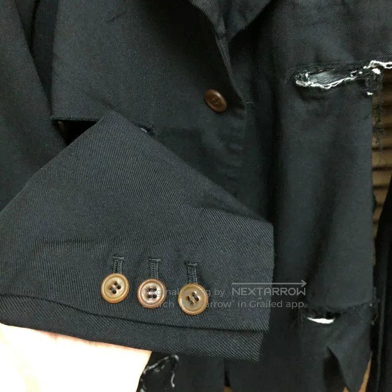 Comme des Garcons CDG Deconstructed Blazer Jacket XS. Size US XS / EU 42 / 0 - 7 Thumbnail