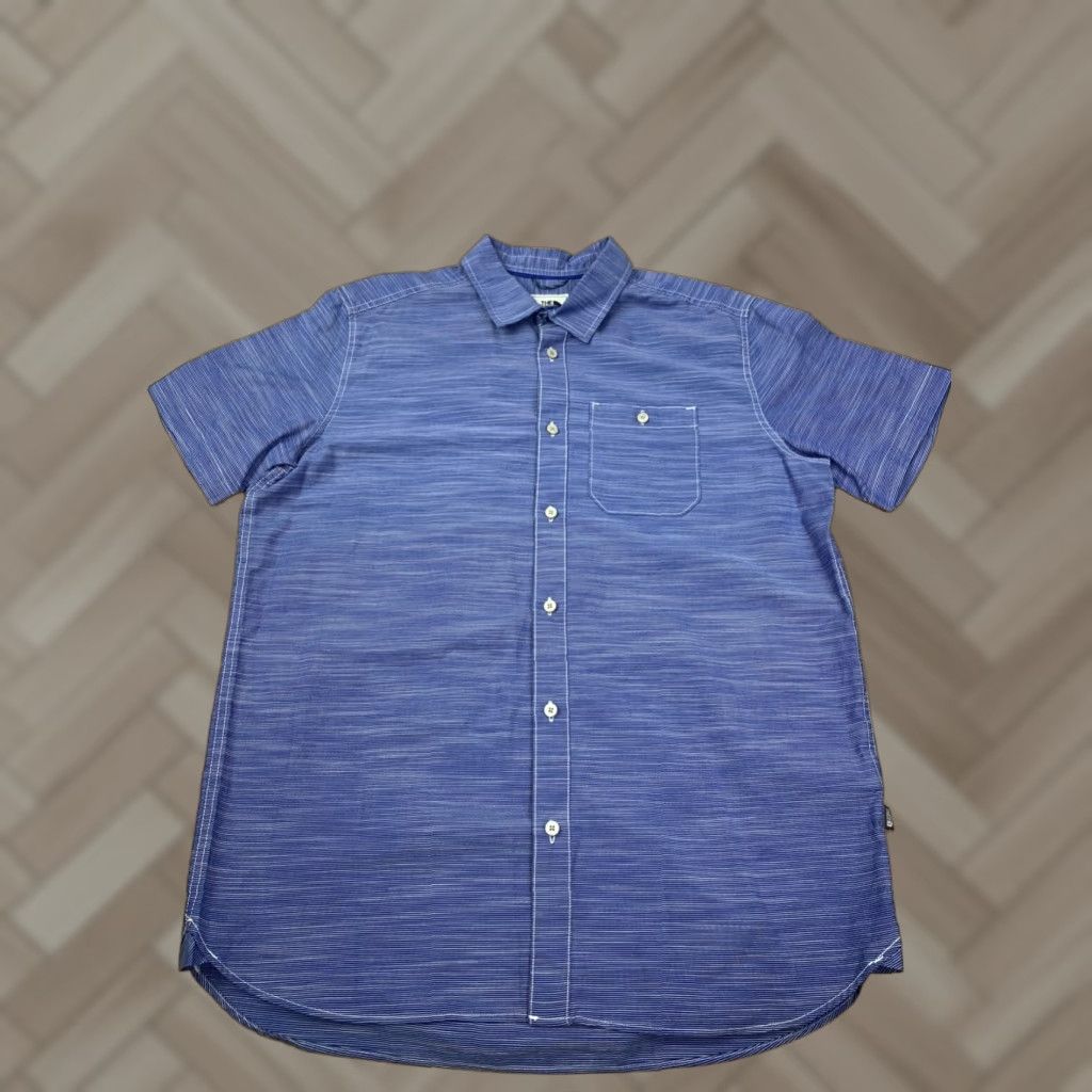 The North Face The North Face Shirt Men Button-Up L Striped Blue Outdoor Hiking Size US L / EU 52-54 / 3 - 1 Thumbnail