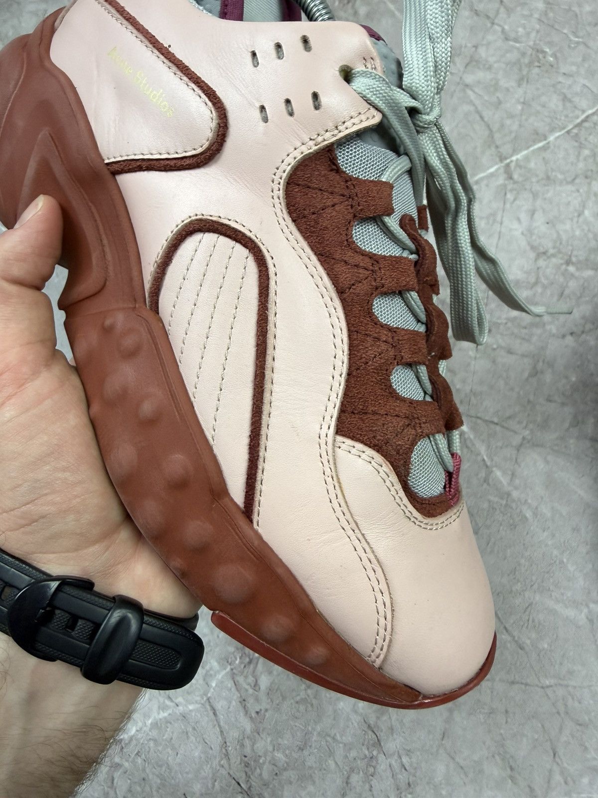 Acne Studios Acne Pink Manhattan Sneakers Size US 9 / IT 39 - 10 Thumbnail