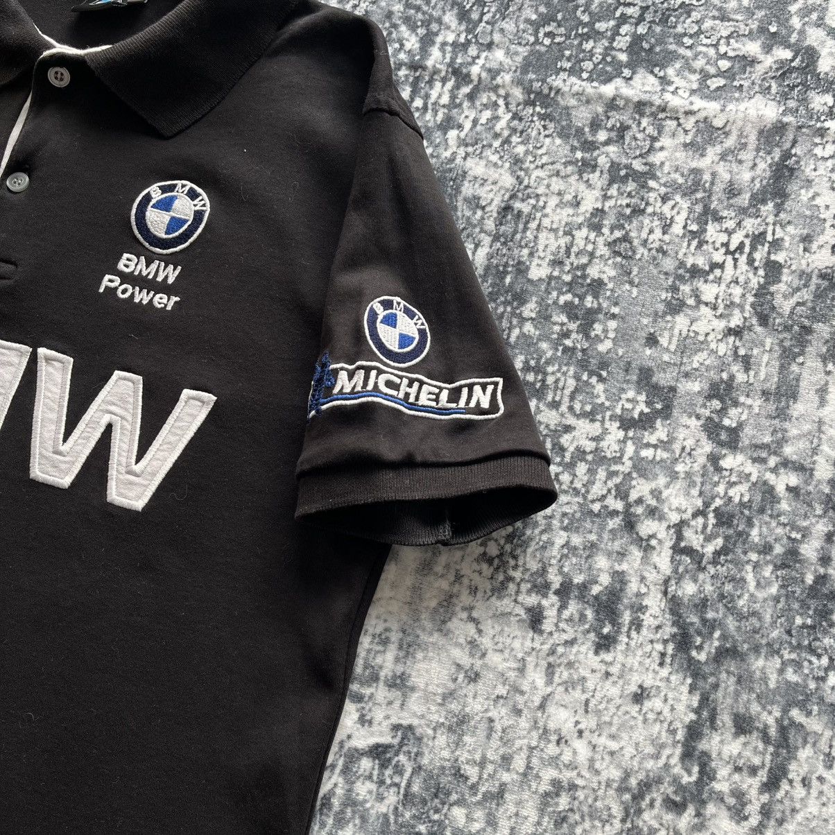 BMW BMW Moto Polo Shirt Black Embroidered Racing Logo Michelin Size US M / EU 48-50 / 2 - 5 Thumbnail