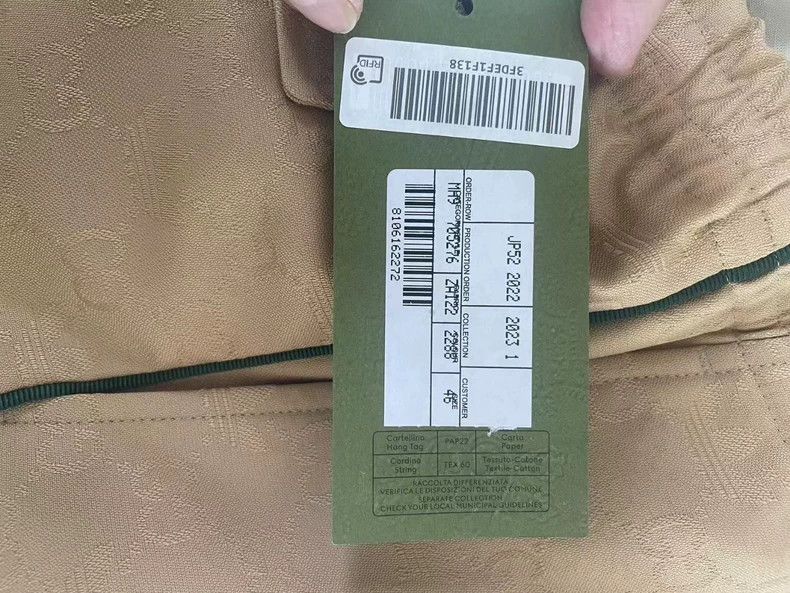 Gucci Gucci Full print logo gold brown men's casual pants 2501-Ne Size US 30 / EU 46 - 6 Thumbnail