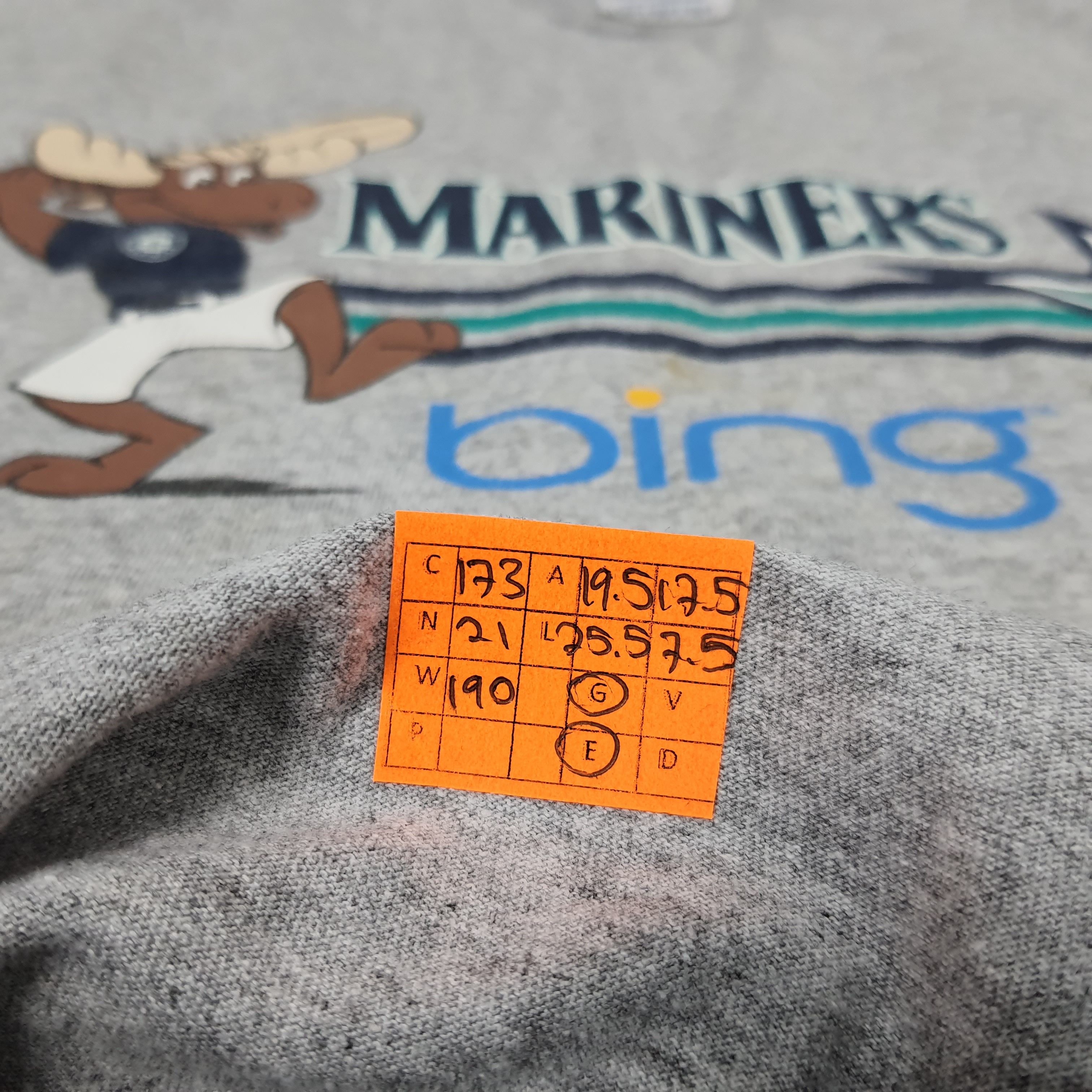 MLB × Vintage Vintage MLB Mariners bing Baseball Sports T-shirt Size US M / EU 48-50 / 2 - 6 Thumbnail