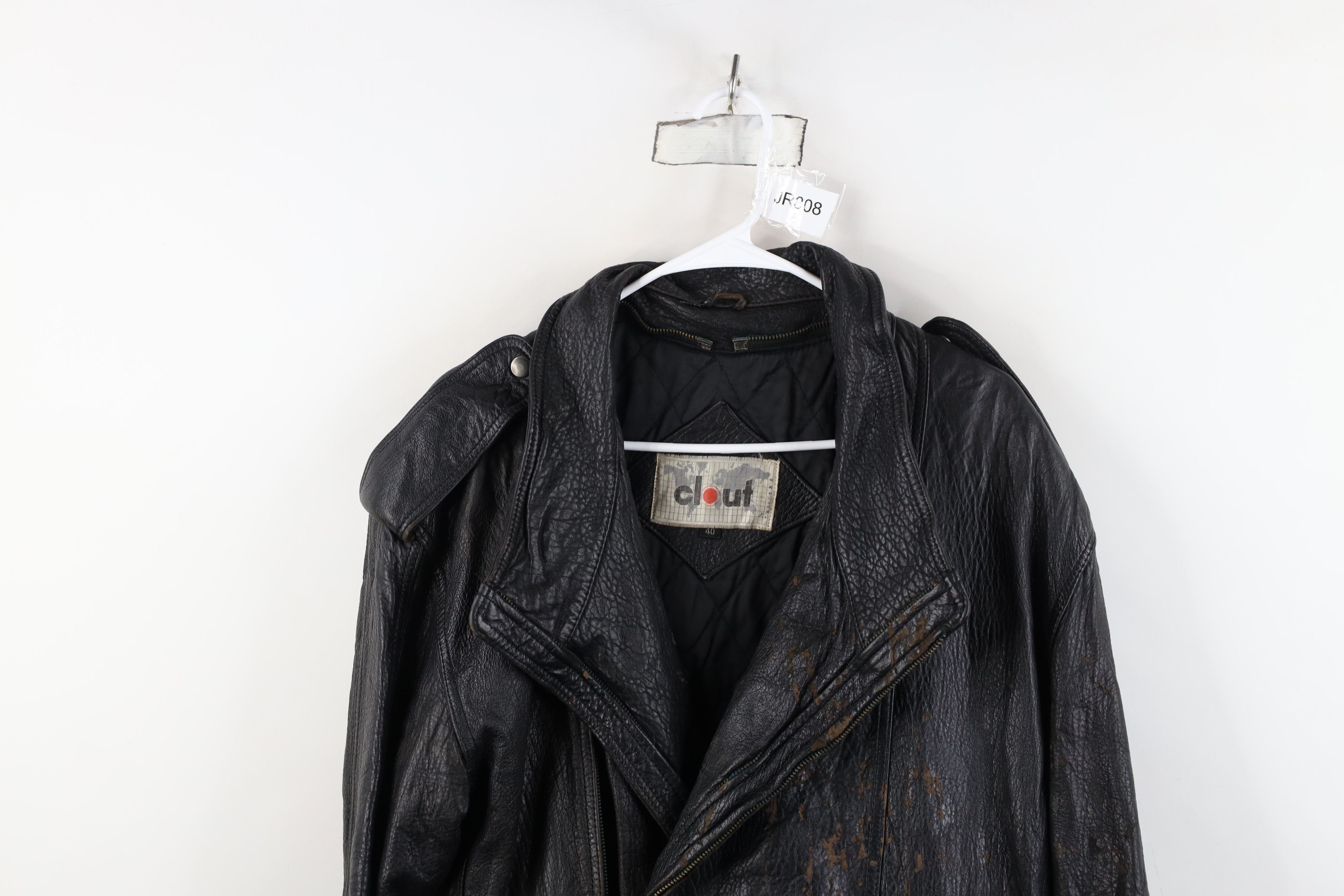 Vintage Vintage 80s 90s Streetwear Belted Leather Trench Coat Jacket Size US XL / EU 56 / 4 - 2 Thumbnail