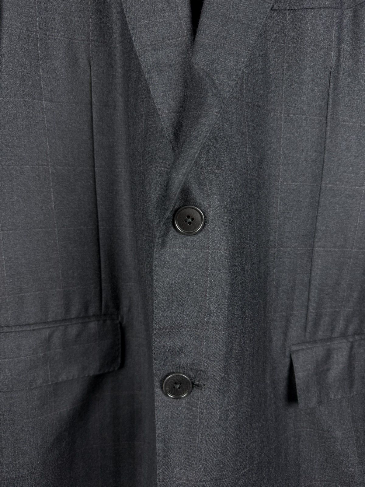 Ermenegildo Zegna Ermenegildo Zegna Mila Checked Wool Blazer Jacket Sportcoat Size 46R - 9 Thumbnail