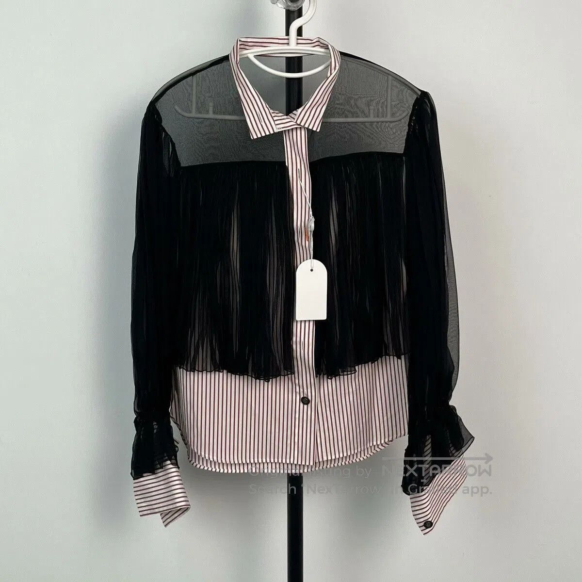 Chanel Chanel Lace Patchwork Shirt. Size XXS / US 00 / IT 34 - 1 Thumbnail