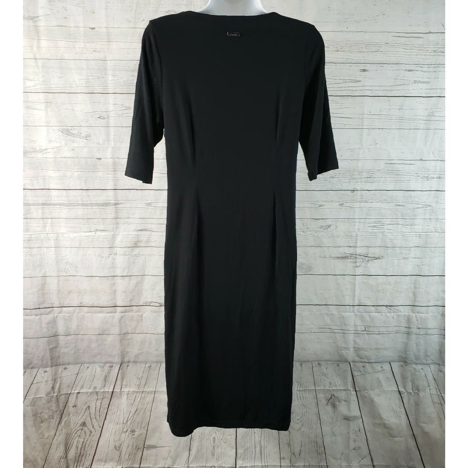 Vintage **Jofit Women's Black Solid Knee-Length Shift Dress Size Small** User: Jofit Women's Black Solid Knee-Length Shift Dress Size Small Size S / US 4 / IT 40 - 4 Thumbnail